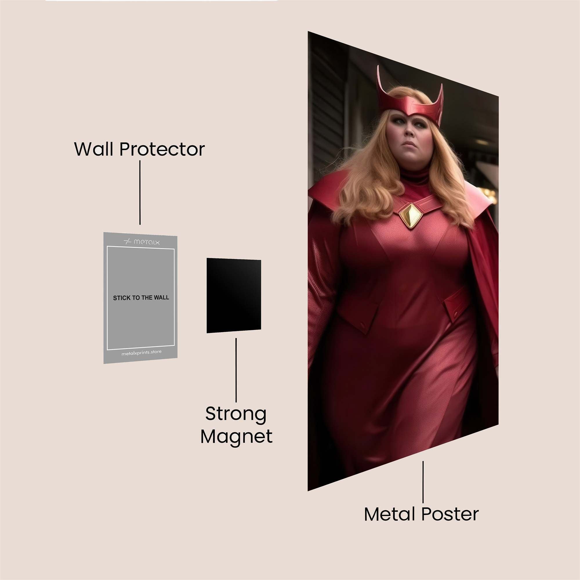Scarlet Majesty Safe Wall Magnetic / M