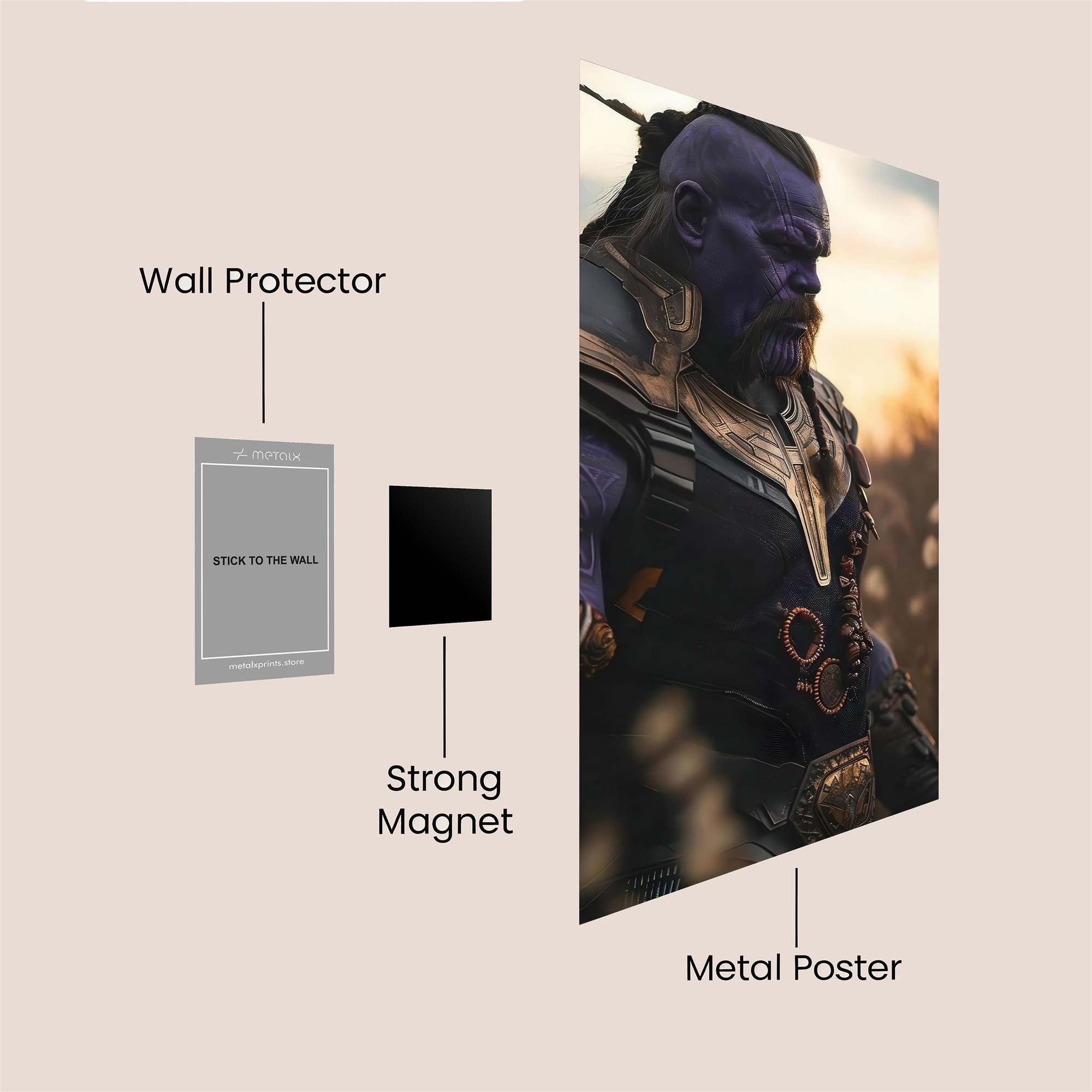 Thanos Tranquil Safe Wall Magnetic / M