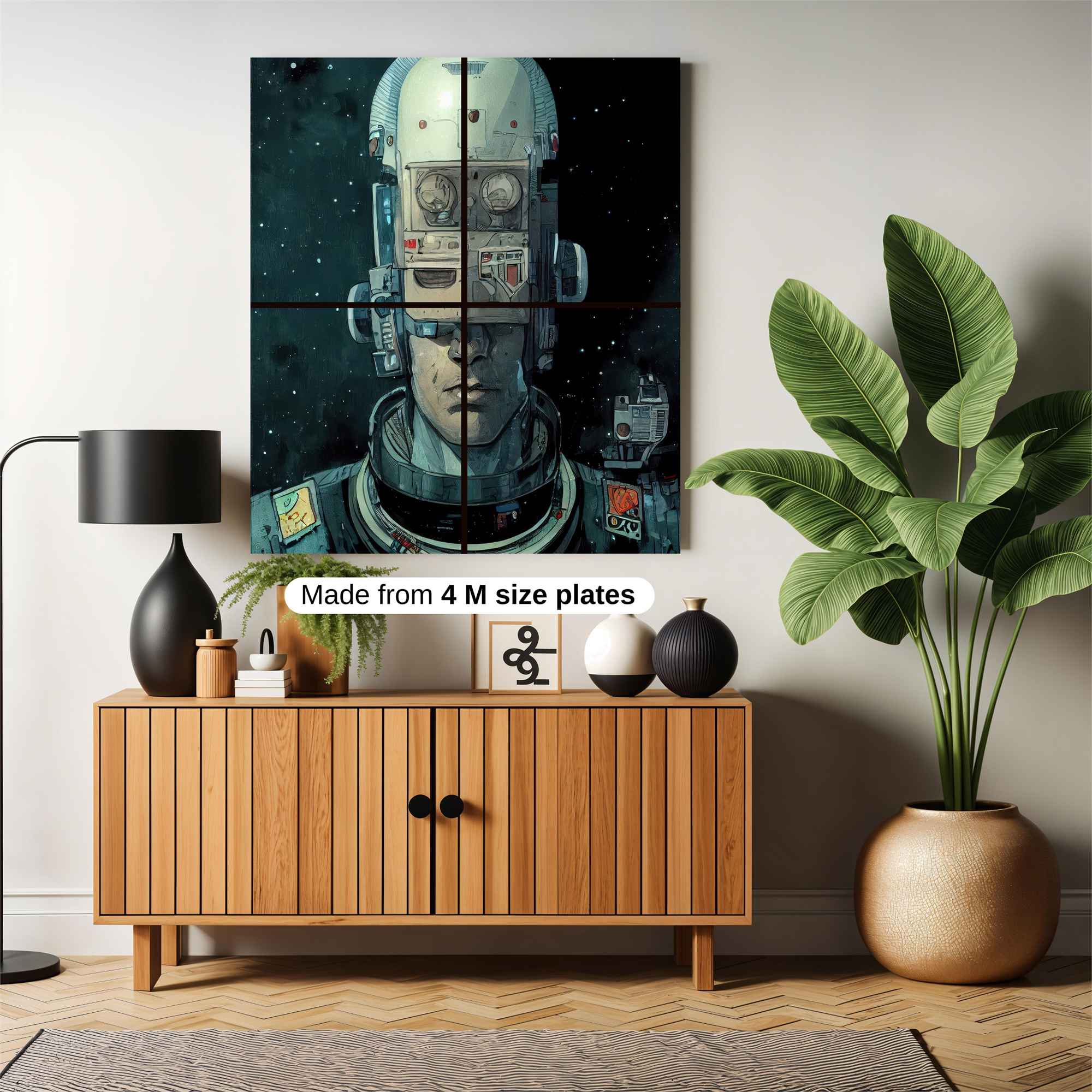 Robot Enigma Safe Wall Magnetic / M