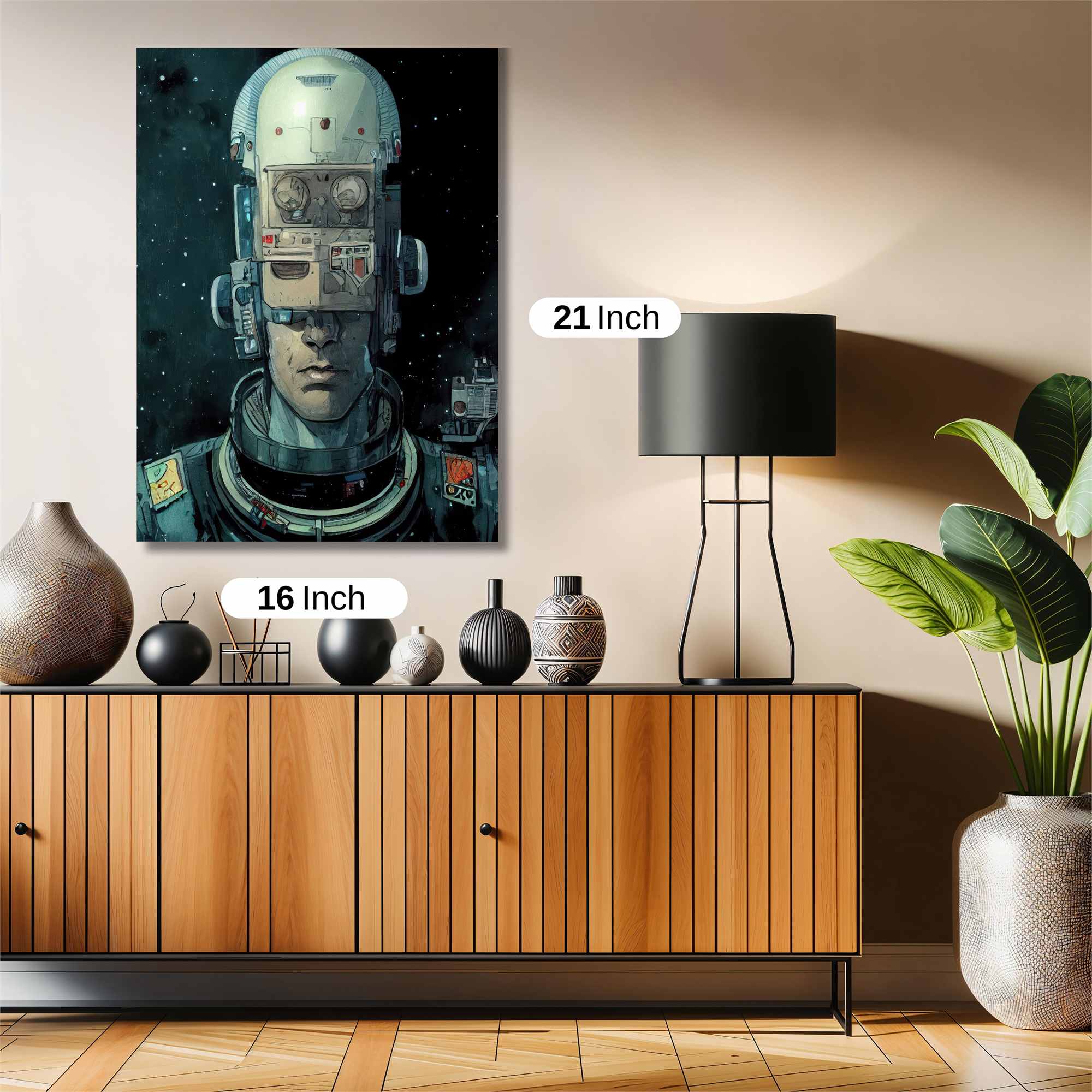 Robot Enigma Safe Wall Magnetic / M