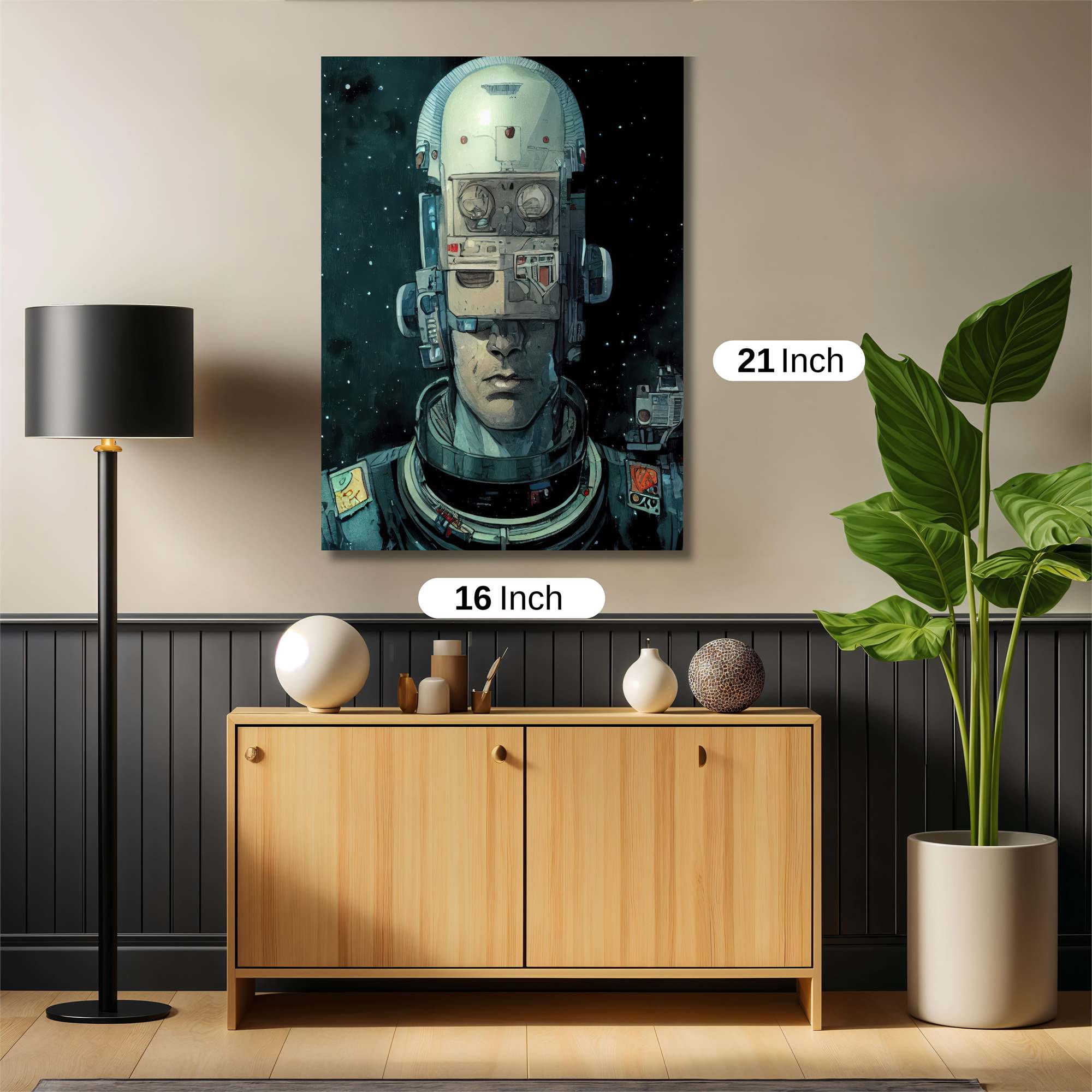 Robot Enigma Safe Wall Magnetic / M