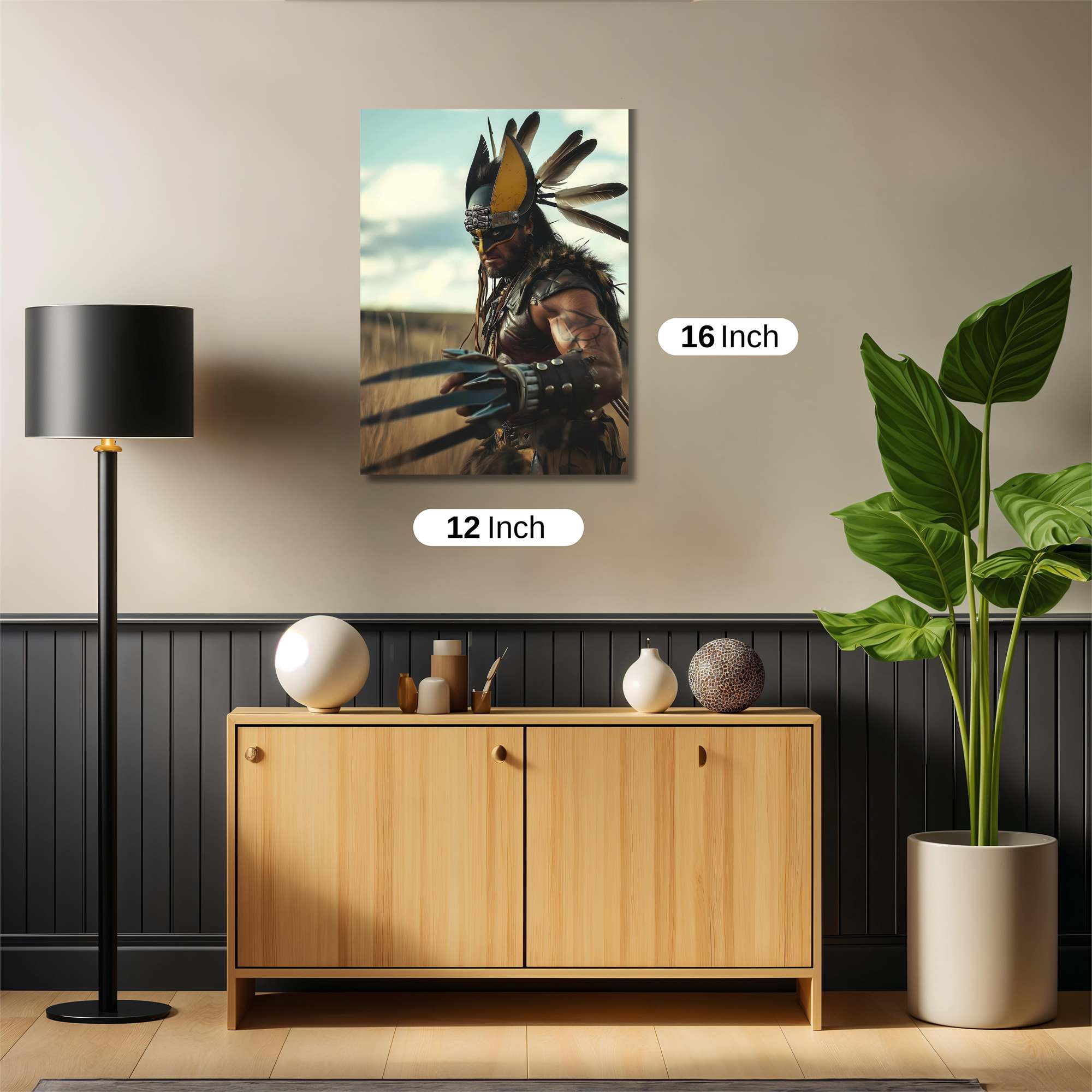 Warrior Fierce Safe Wall Magnetic / M