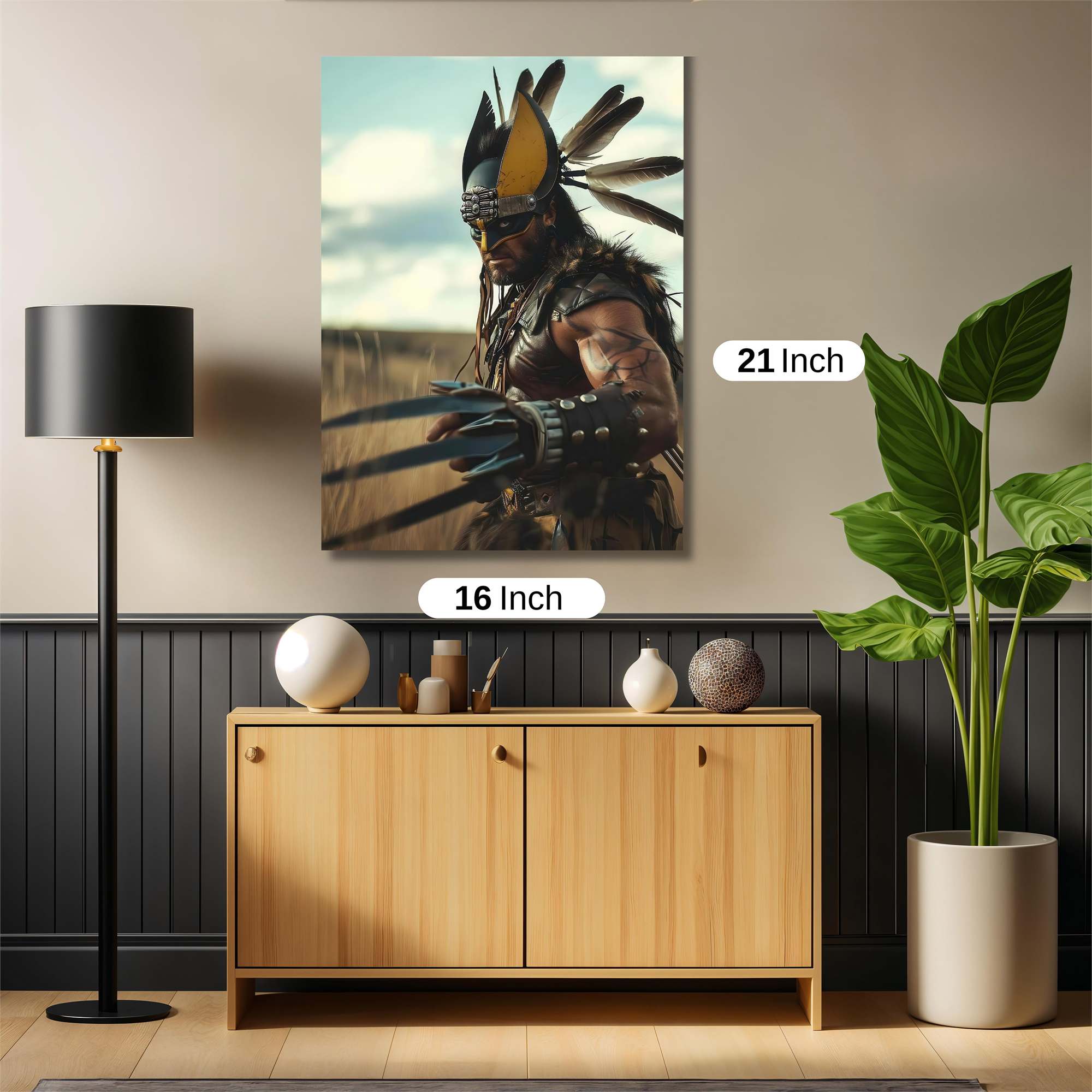 Warrior Fierce Safe Wall Magnetic / M