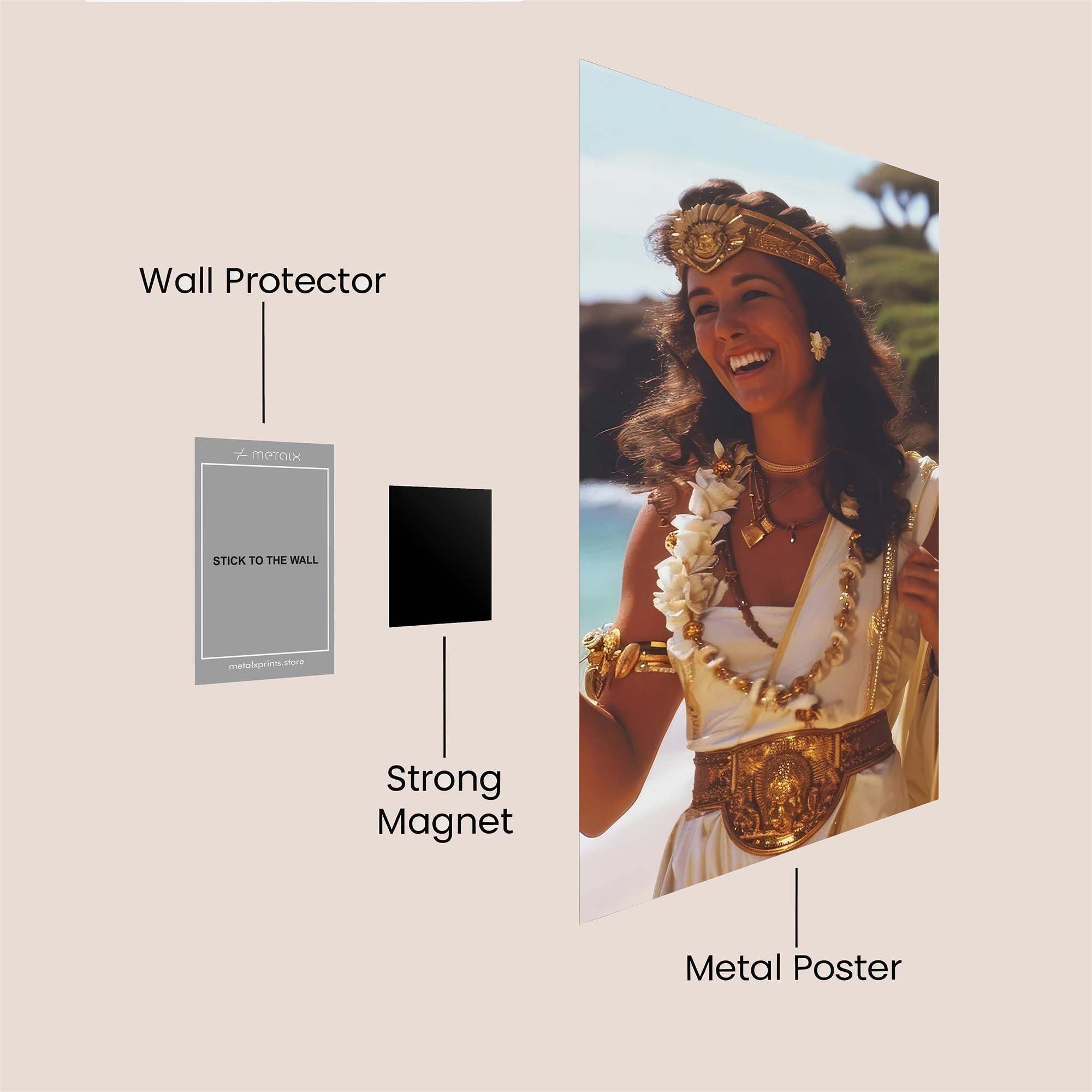 Cleopatra Radiant Safe Wall Magnetic / M