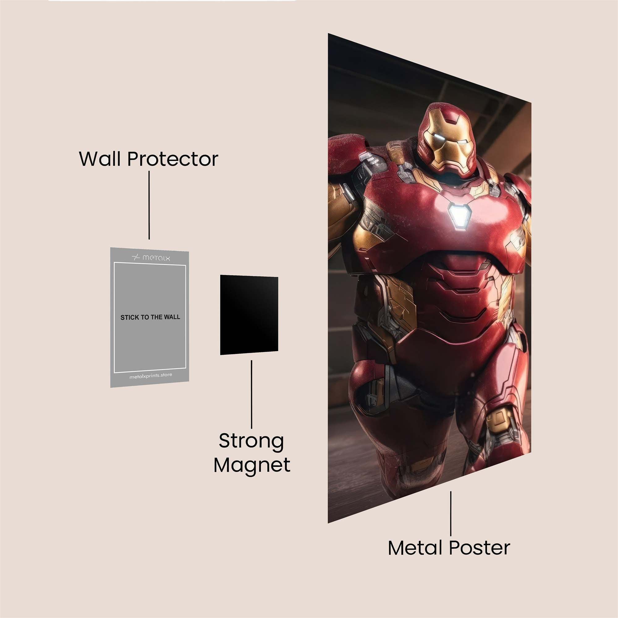Iron Resolve Safe Wall Magnetic / M