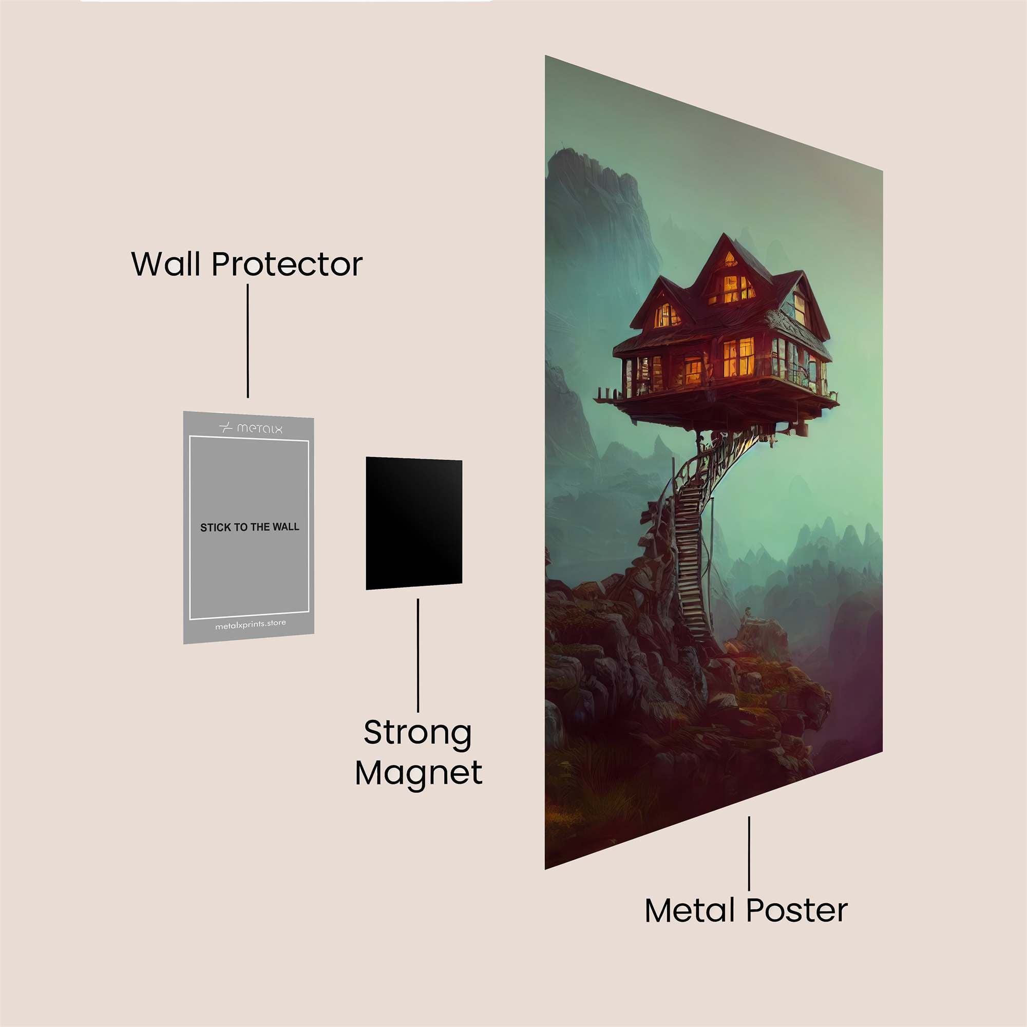 Mystic Haven Safe Wall Magnetic / M