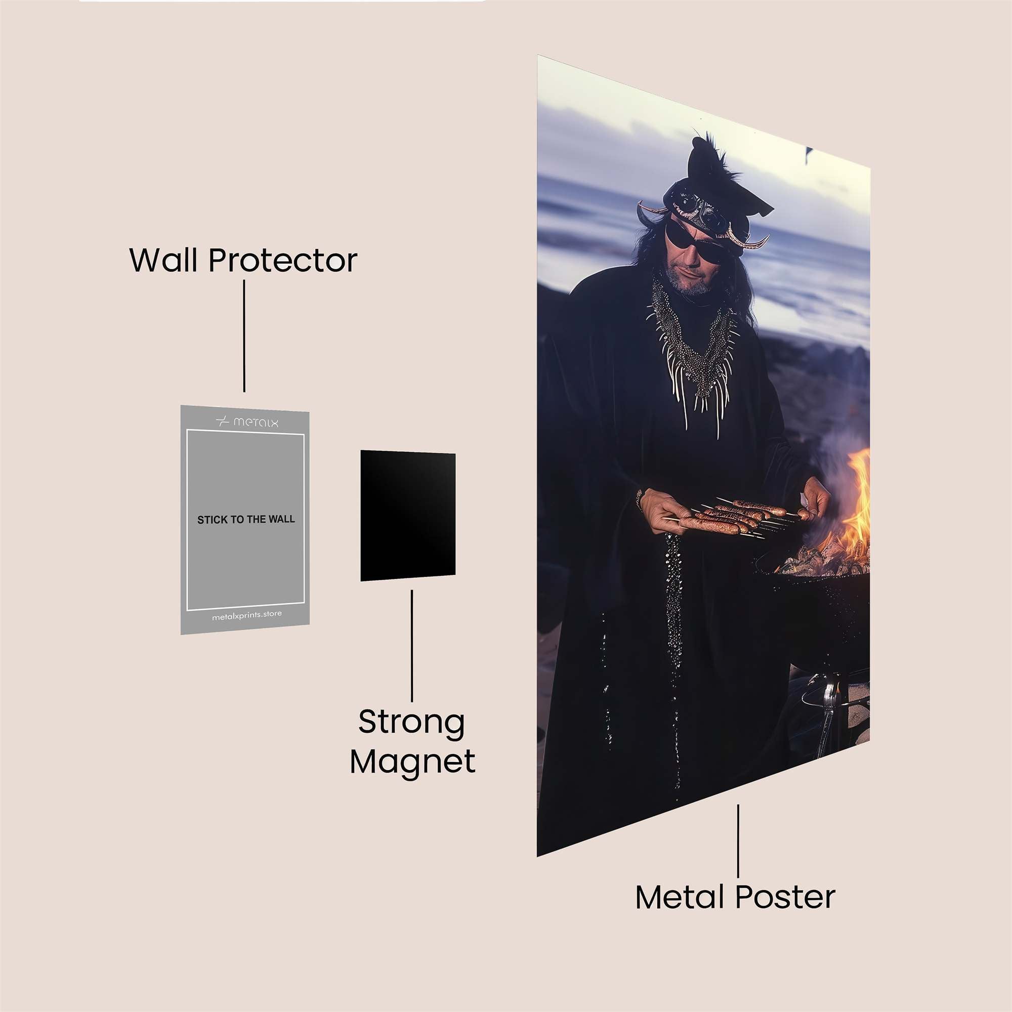 Shamanic Feast Safe Wall Magnetic / M