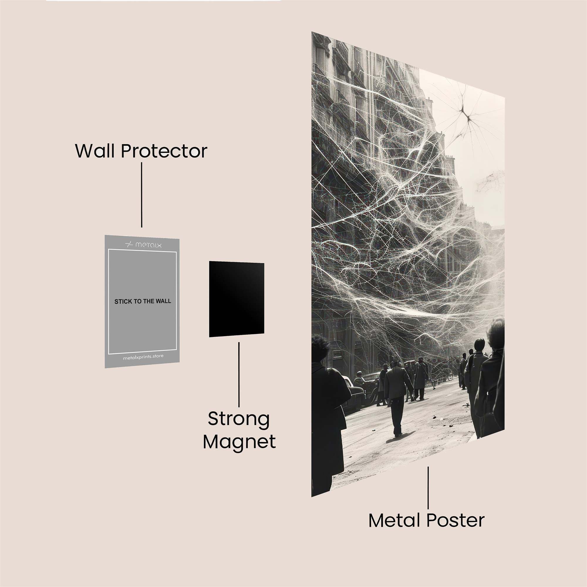 Web Enigma Safe Wall Magnetic / M