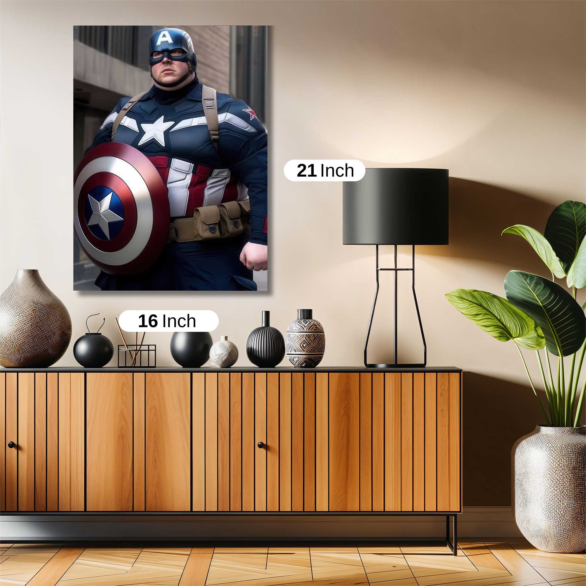 Captain Quirky Safe Wall Magnetic / M