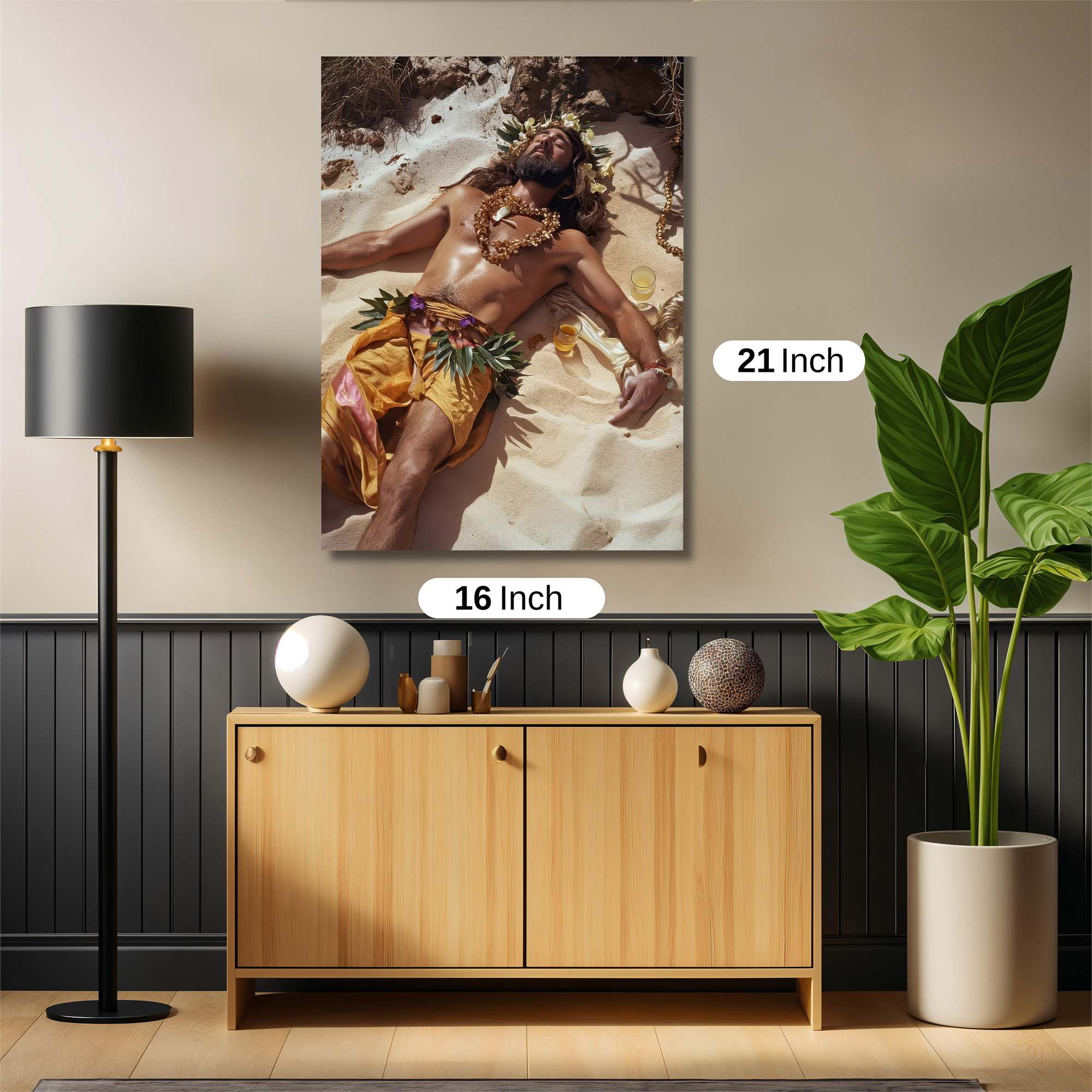 Beach Serenity Safe Wall Magnetic / M
