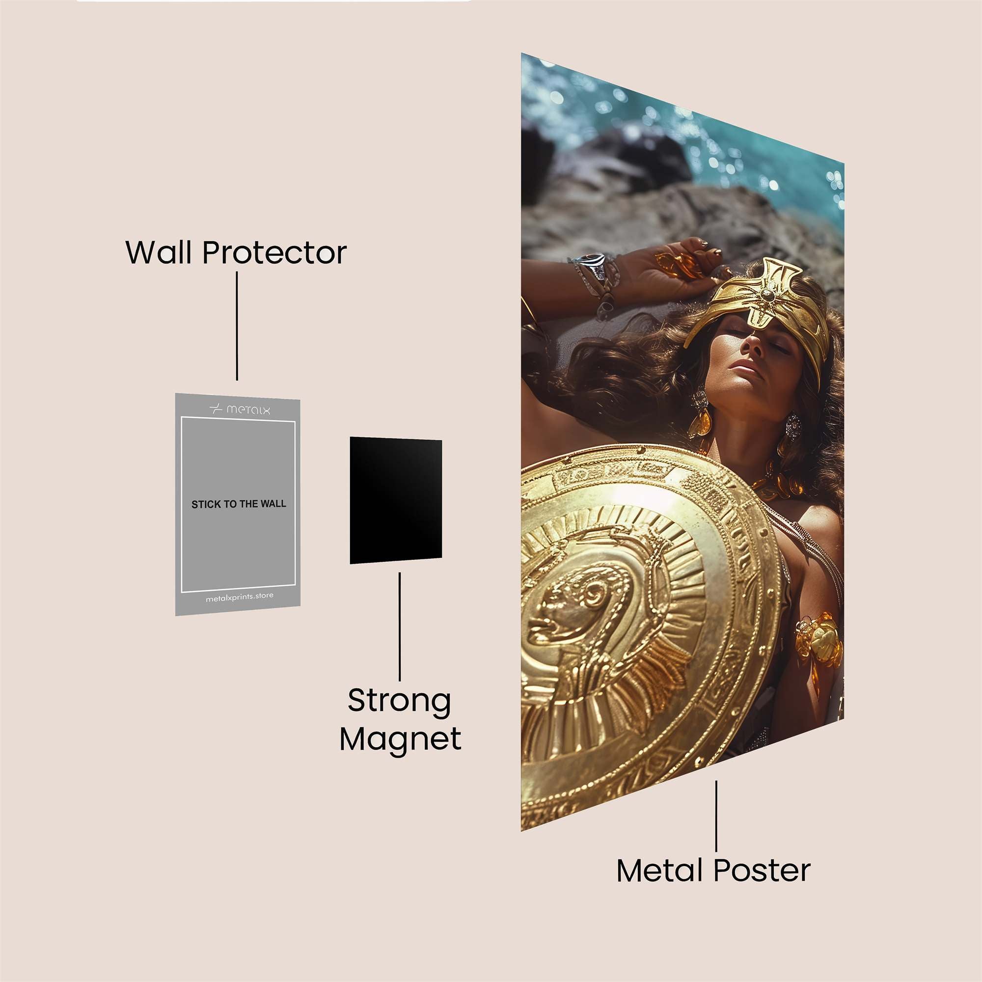 Cleopatra Serene Safe Wall Magnetic / M