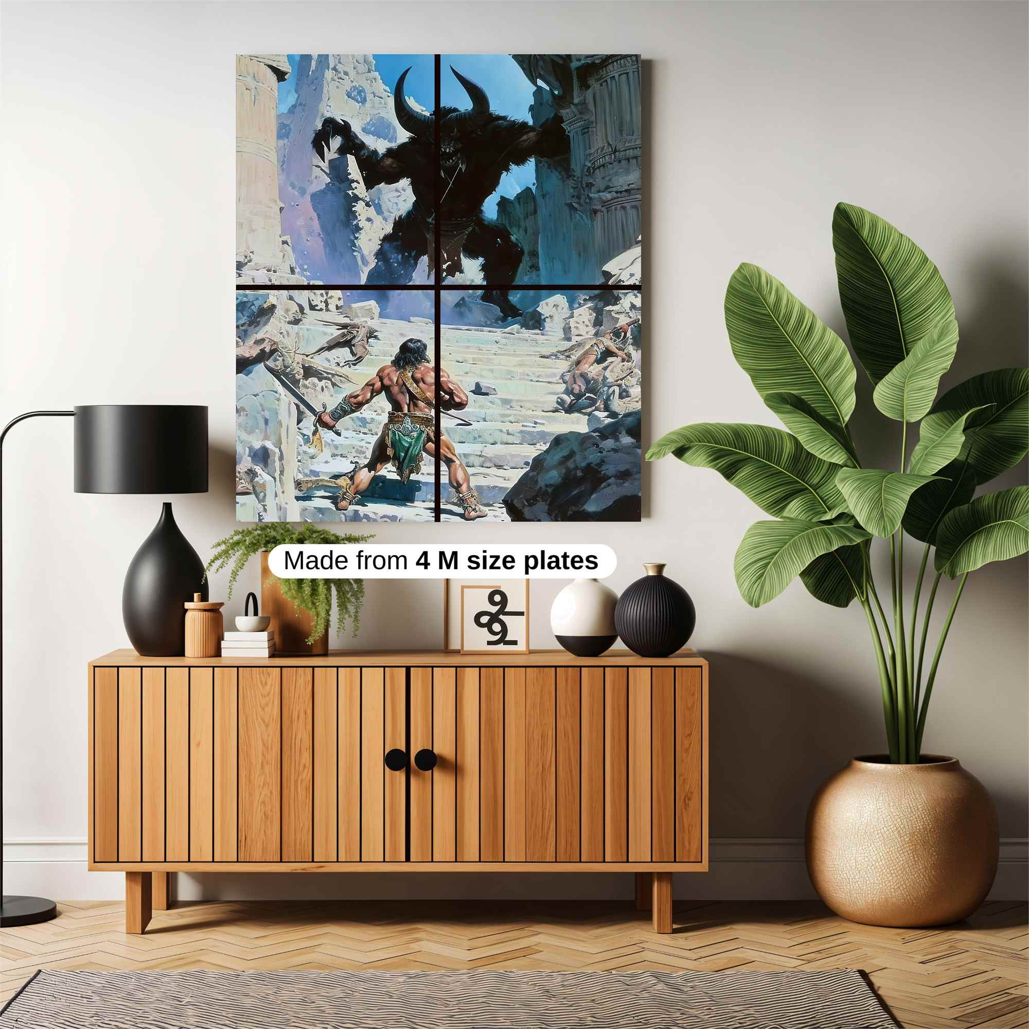 Minotaur Menace Safe Wall Magnetic / M
