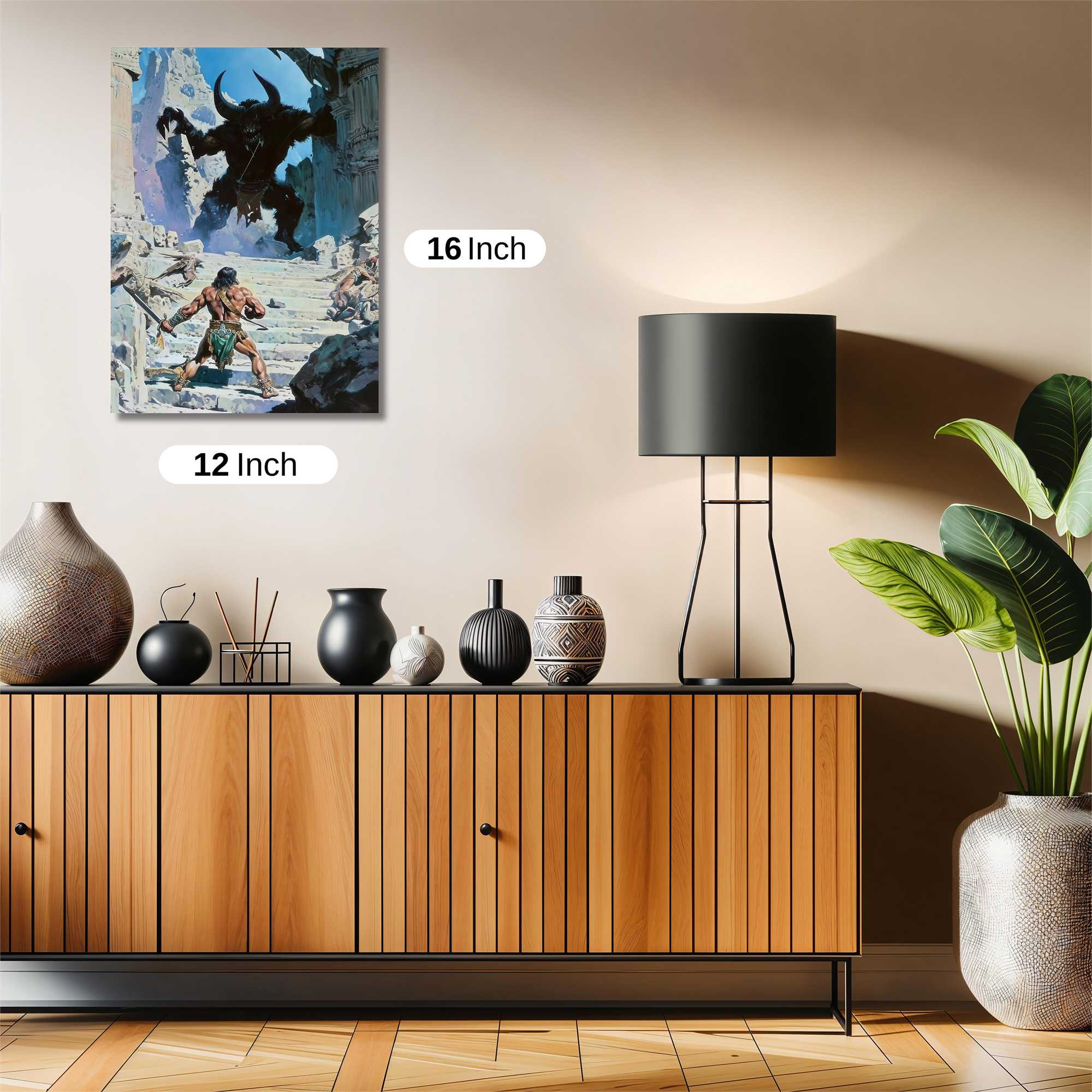 Minotaur Menace Safe Wall Magnetic / M