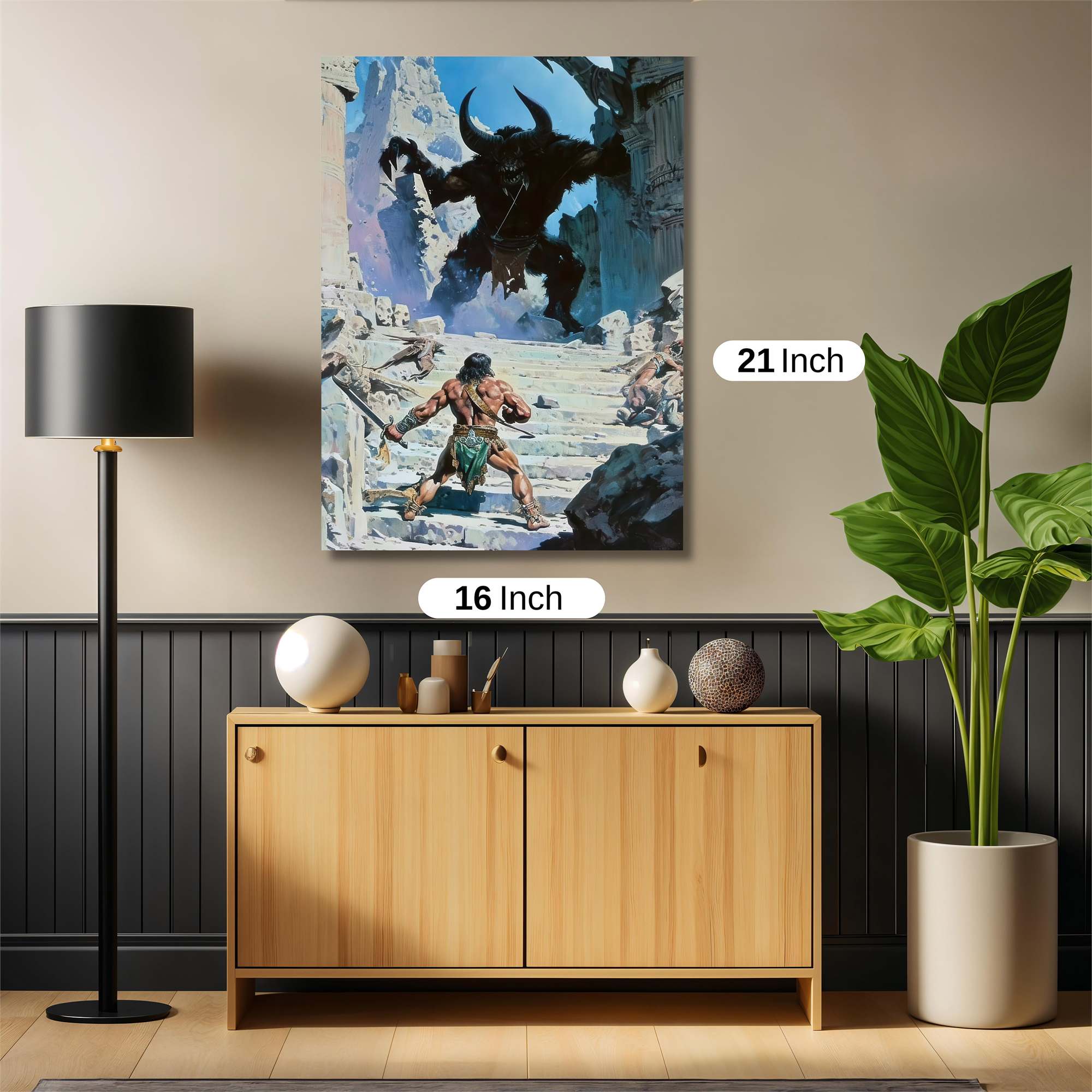 Minotaur Menace Safe Wall Magnetic / M