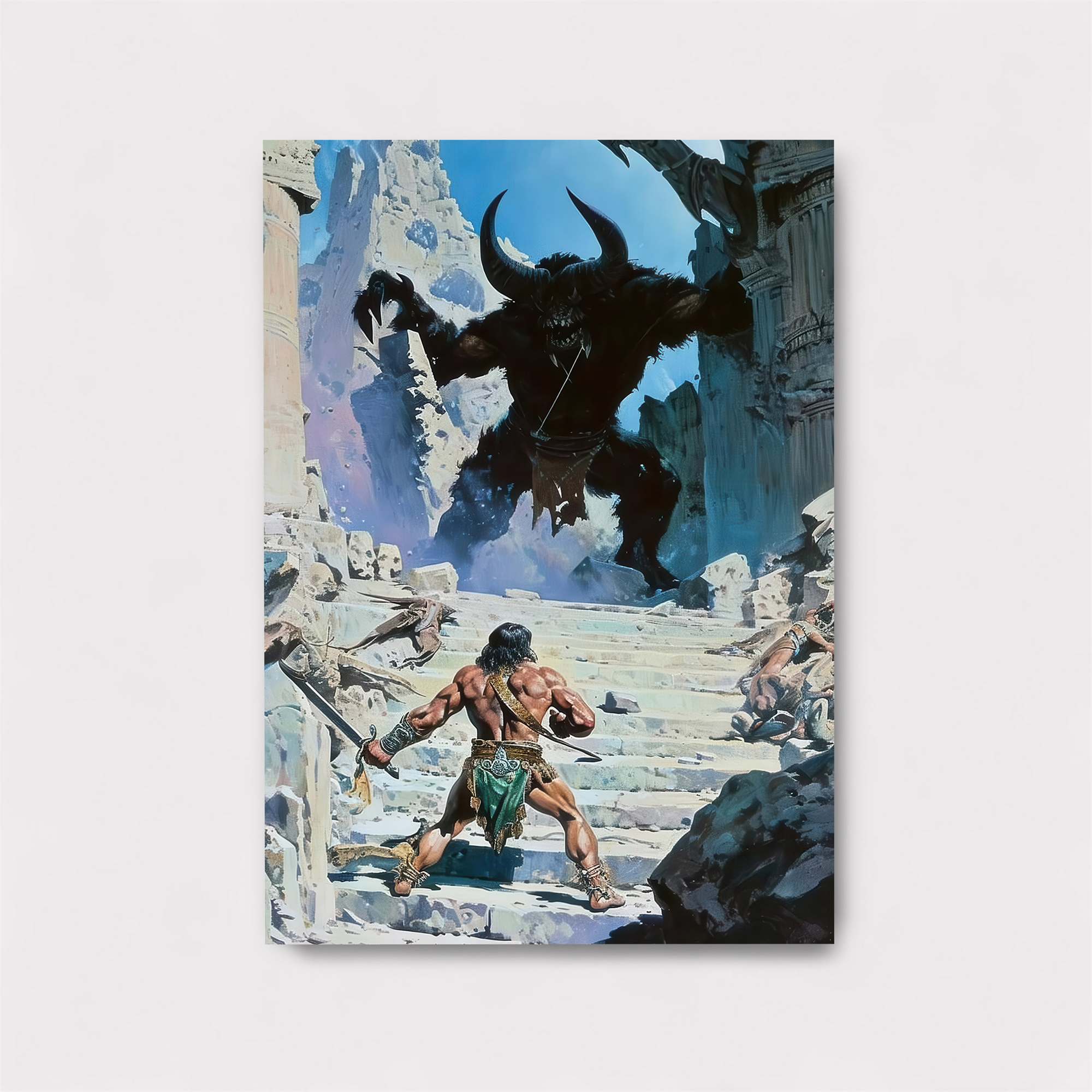 Minotaur Menace Safe Wall Magnetic / M