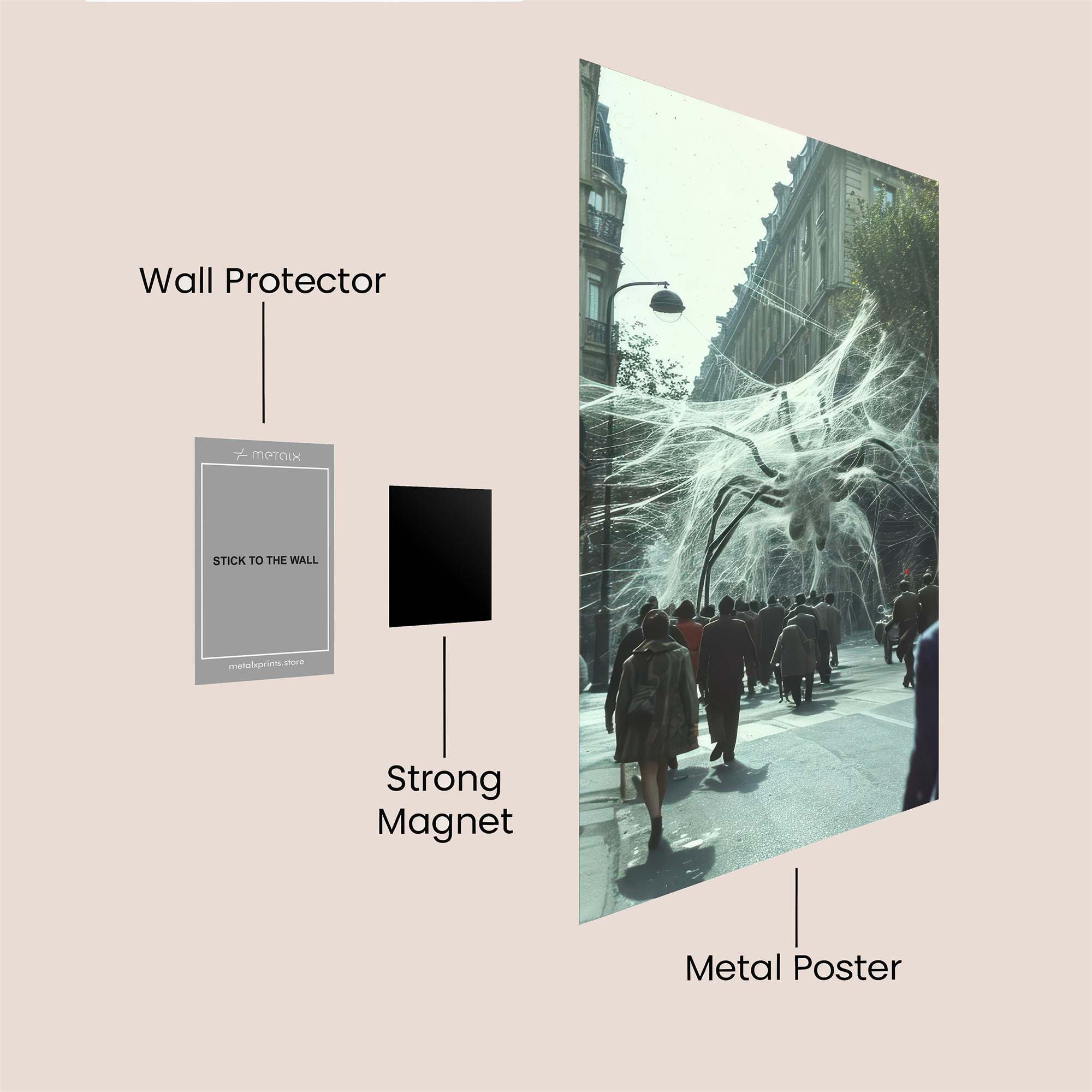 Arachnid Invasion Safe Wall Magnetic / M