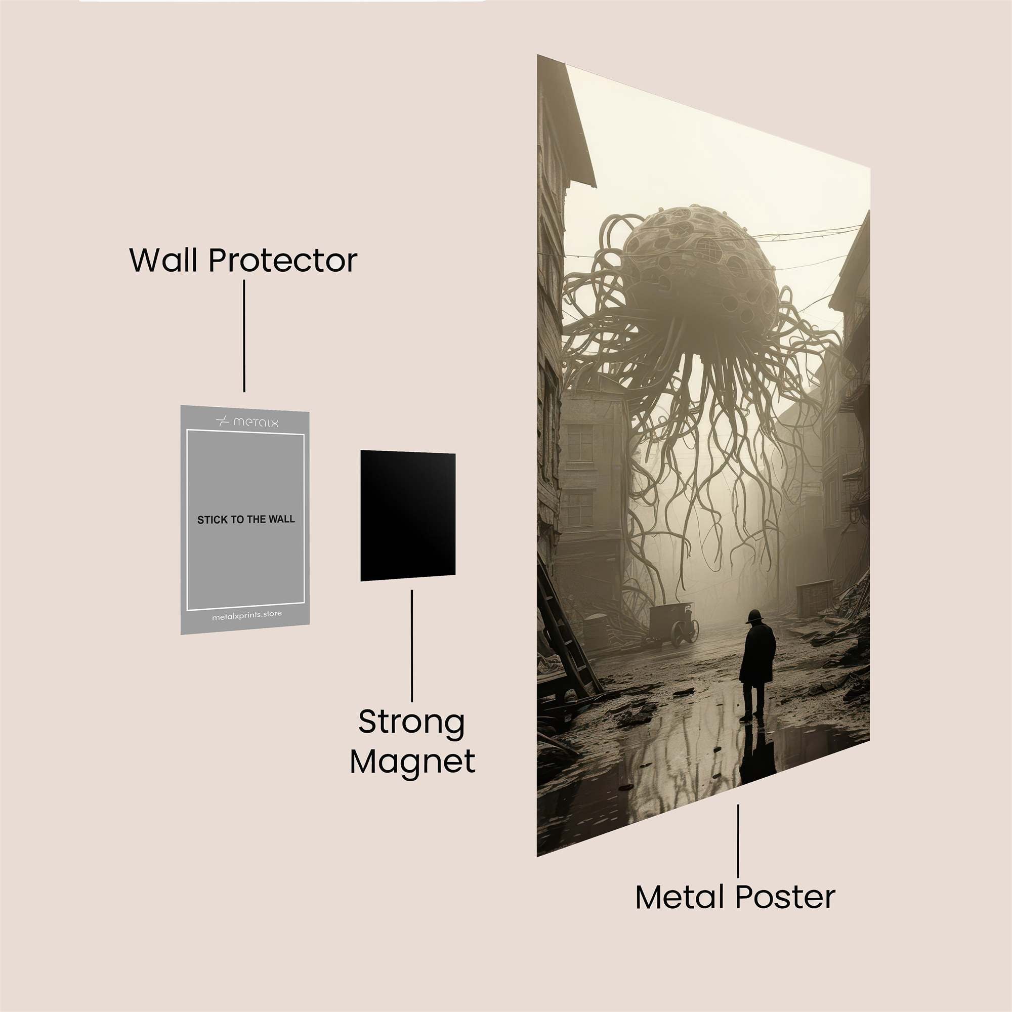 Cthulhu Despair Safe Wall Magnetic / M