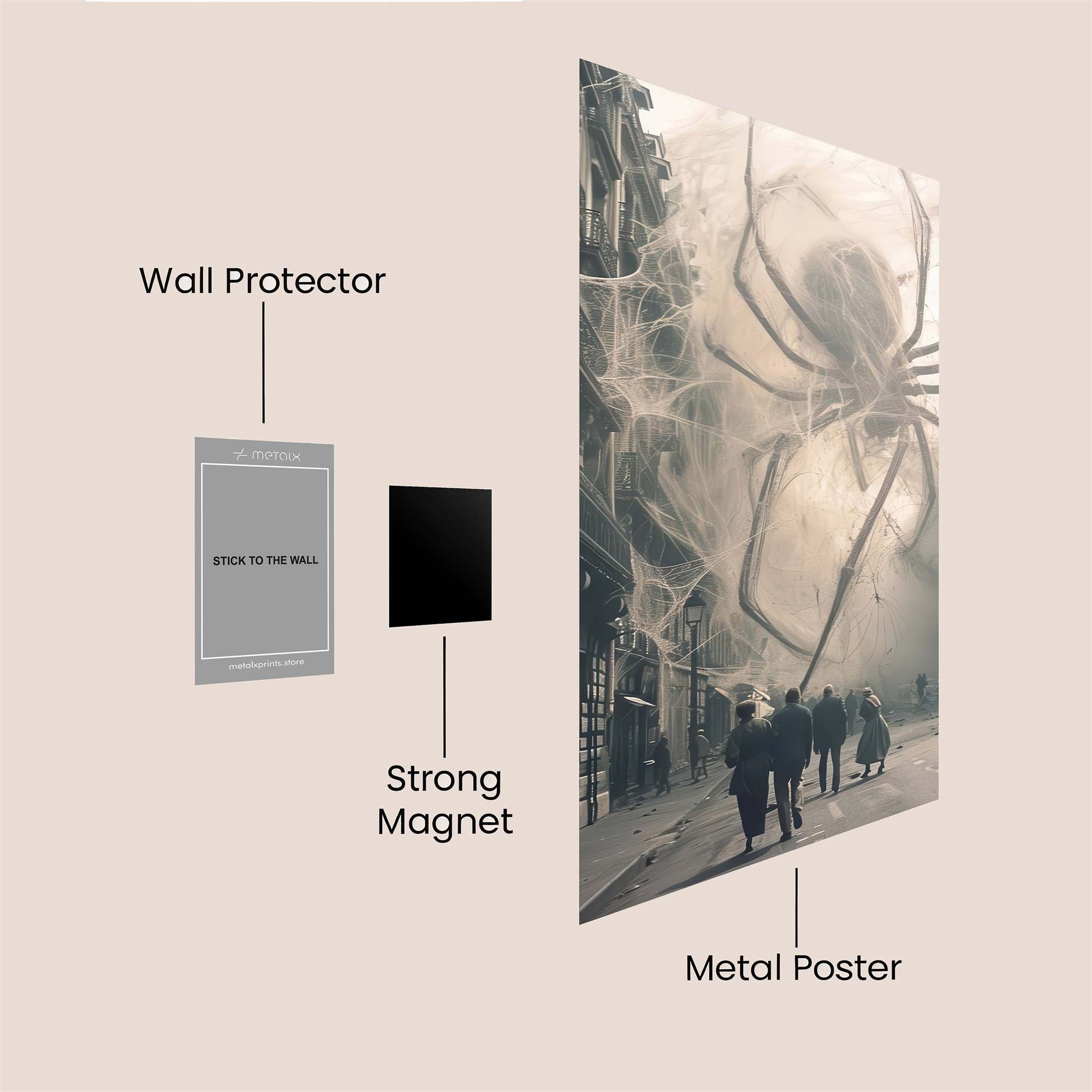 Arachnid Apocalypse Safe Wall Magnetic / M