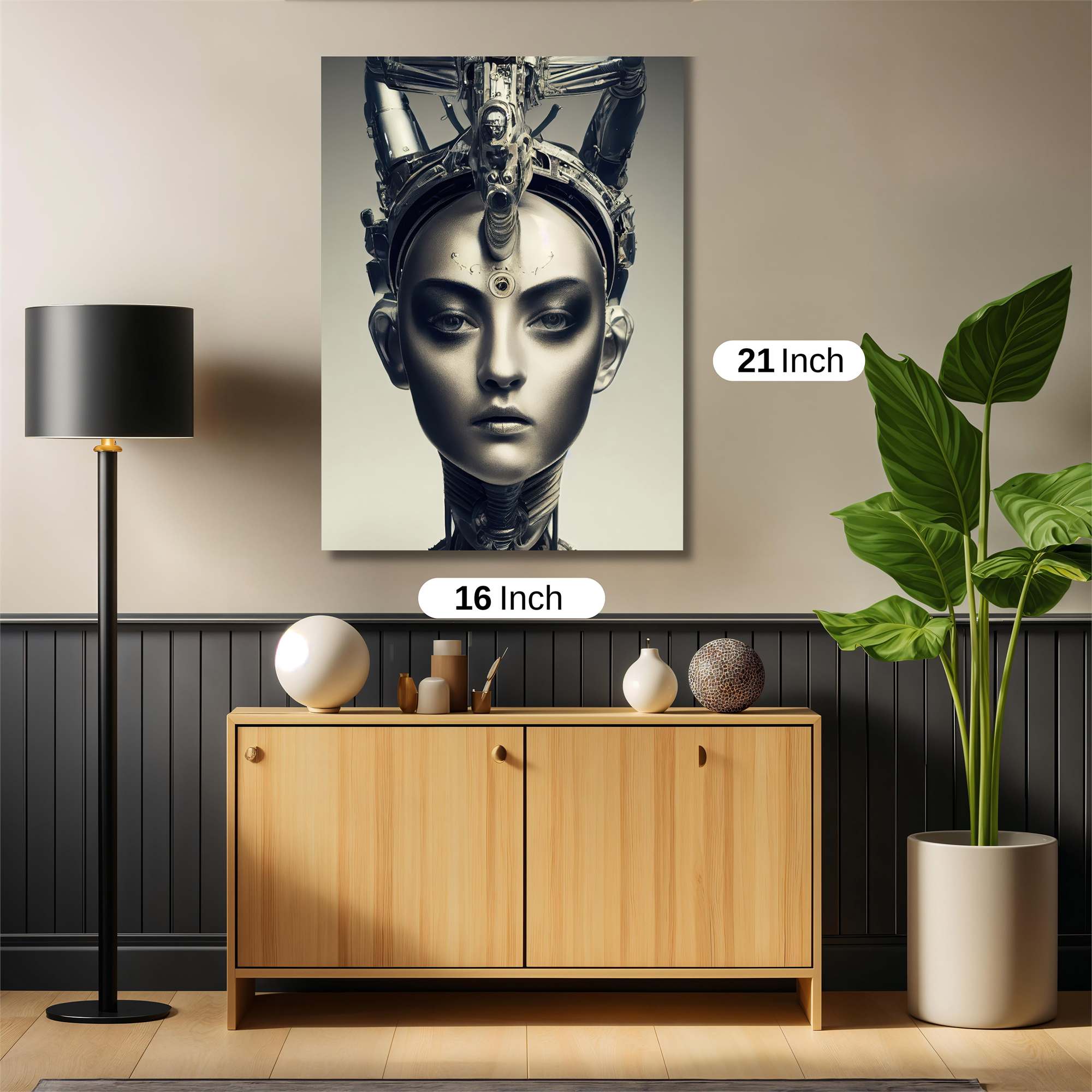Nefertiti Cyber Safe Wall Magnetic / M