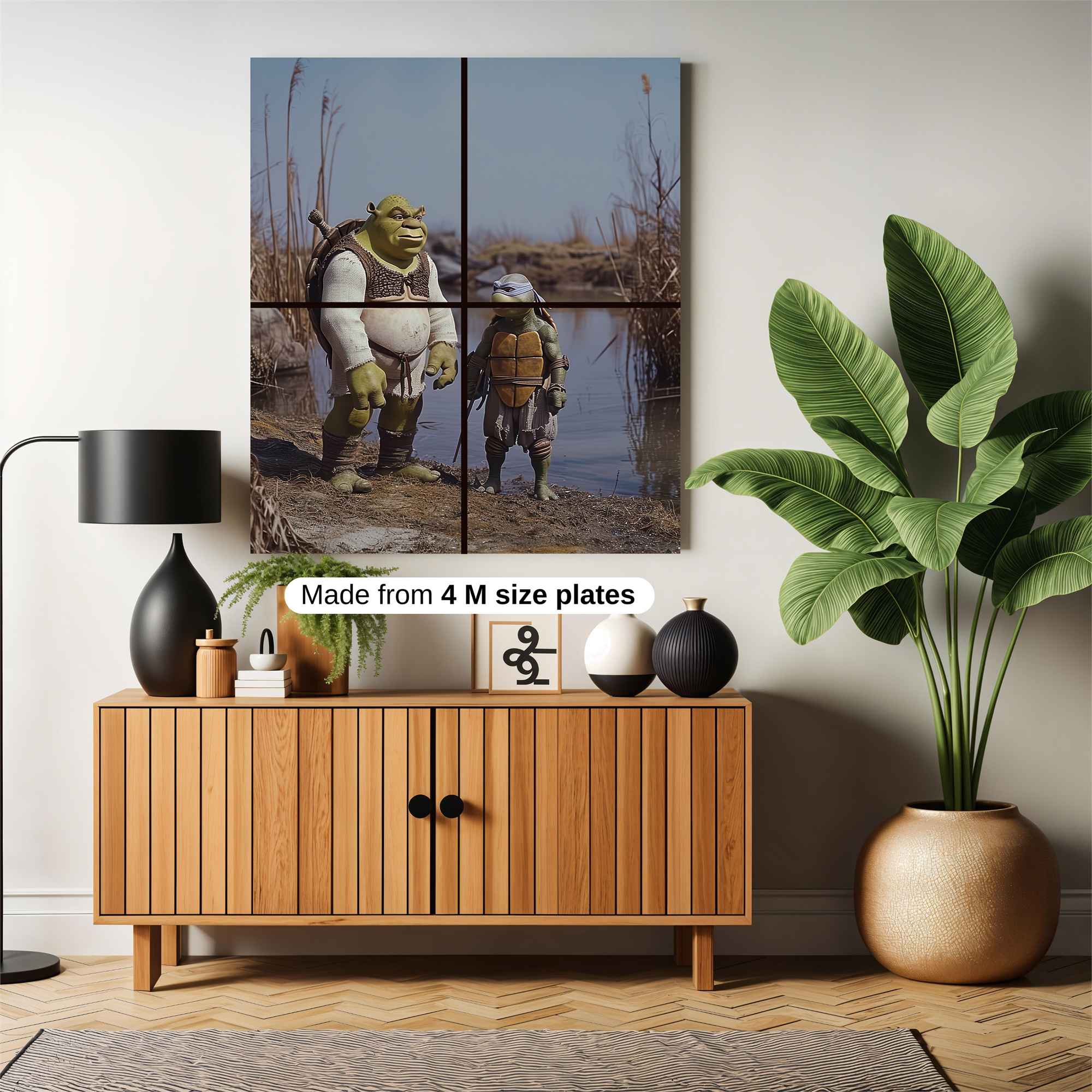 ShrekDonatello Adventure Safe Wall Magnetic / M