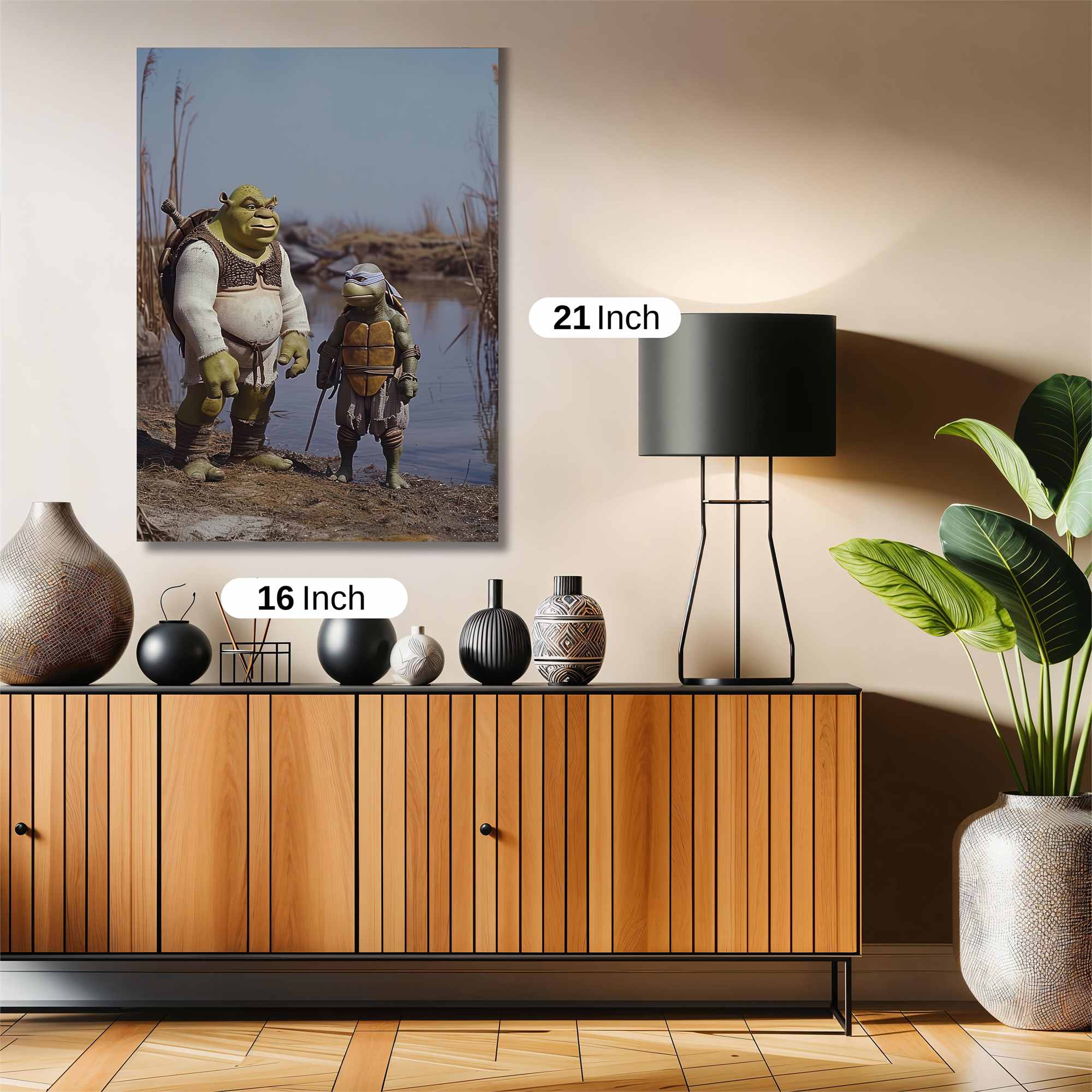 ShrekDonatello Adventure Safe Wall Magnetic / M