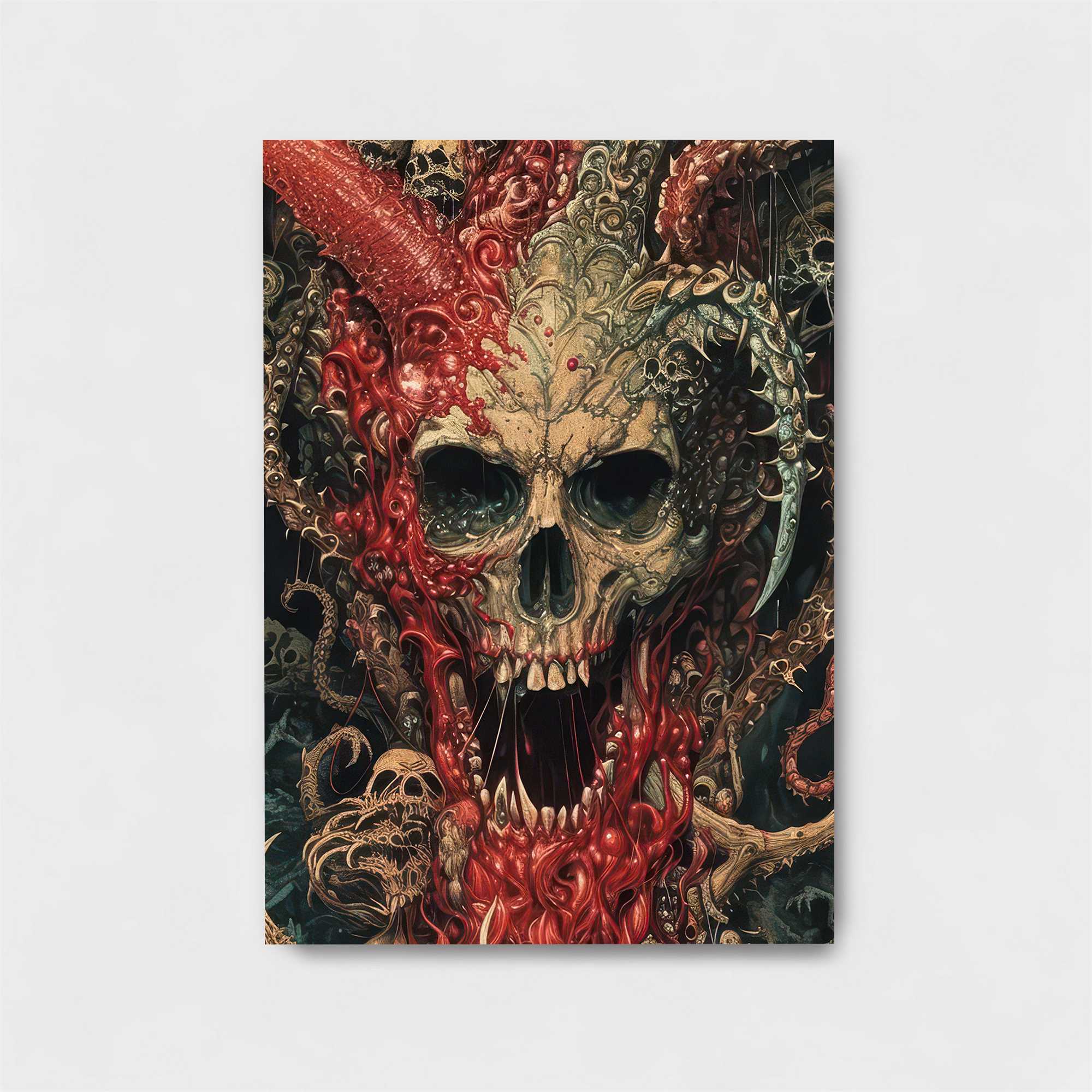 Skull Frenzy Safe Wall Magnetic / M