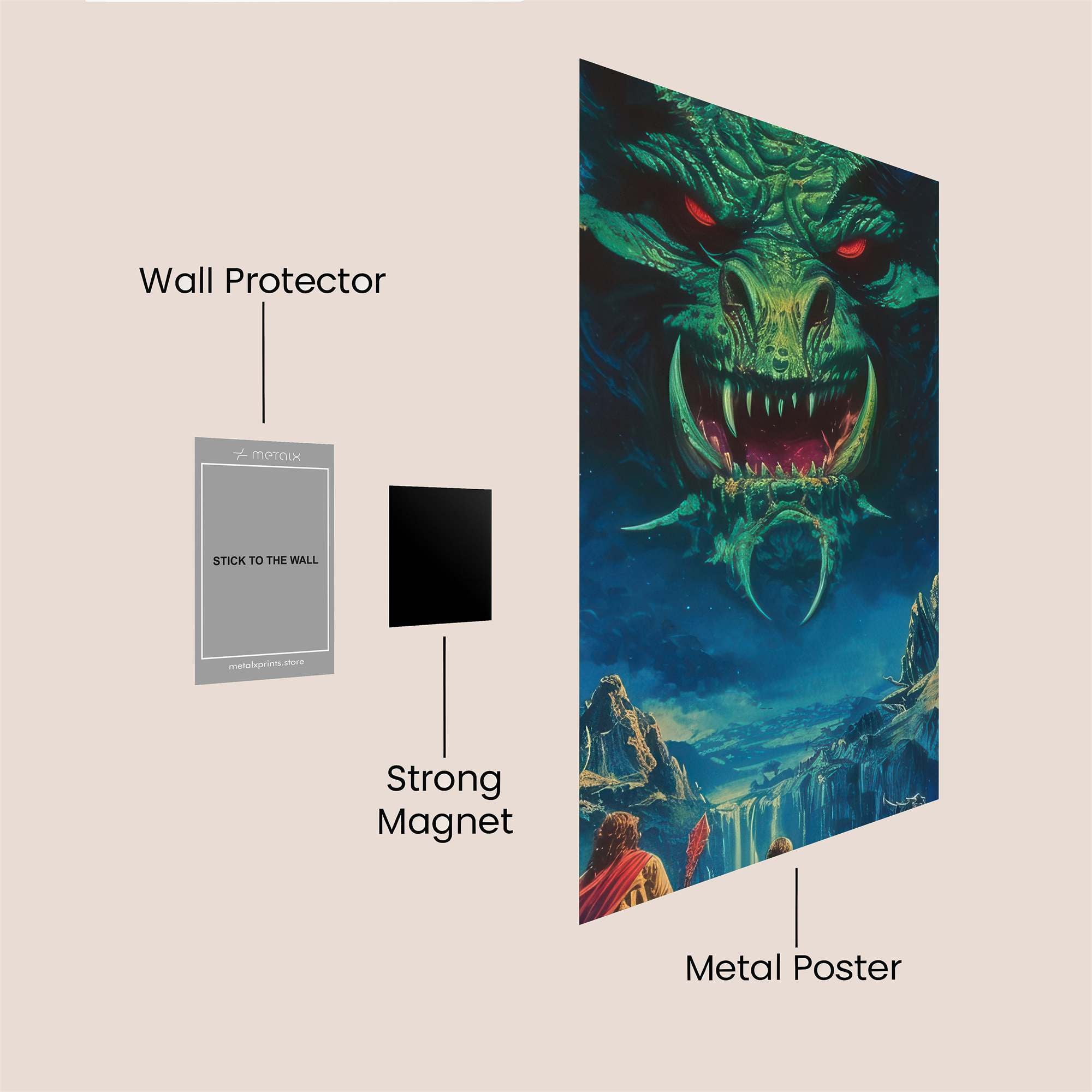 Dragon Dread Safe Wall Magnetic / M