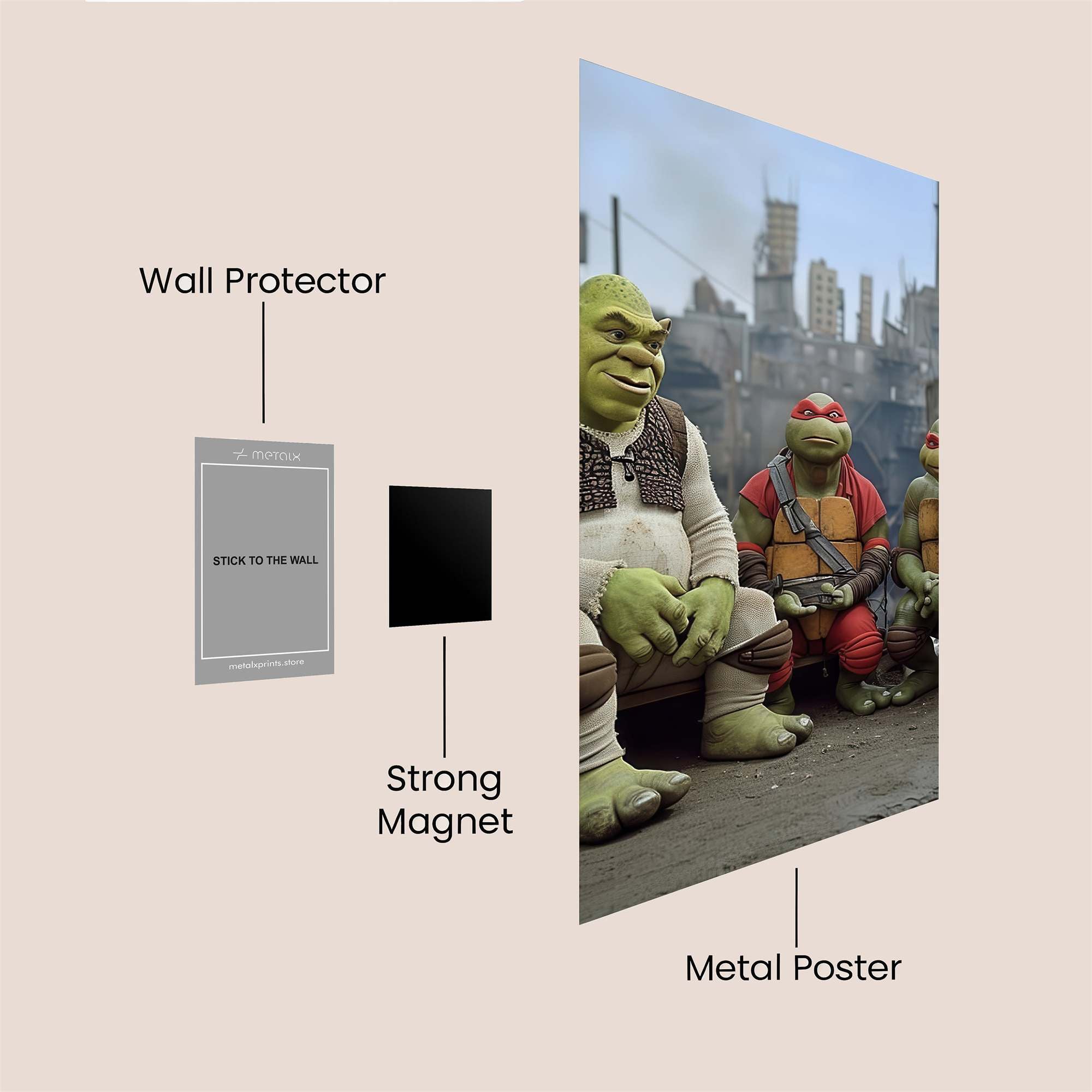 Shrek Urban Safe Wall Magnetic / M