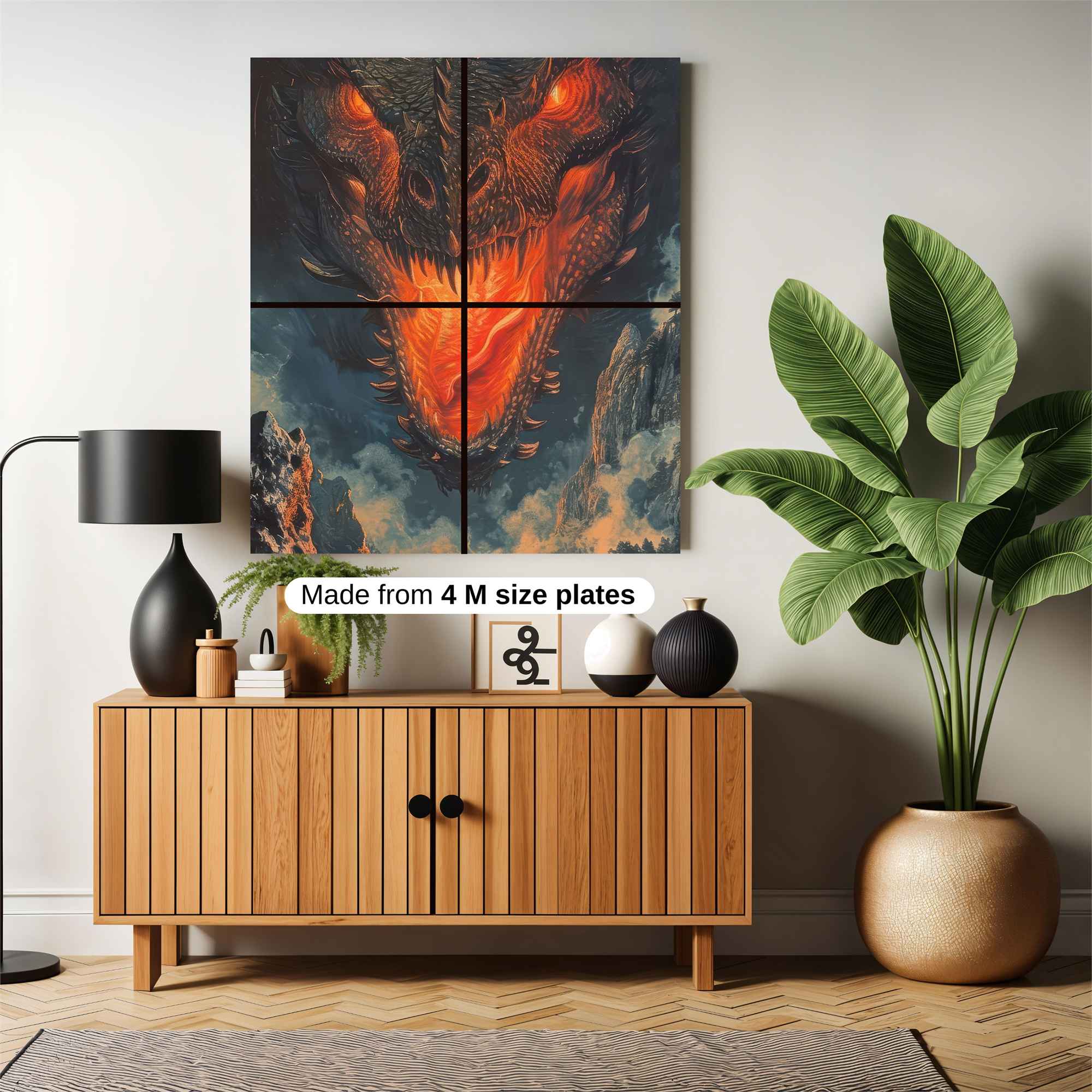 Dragon Fury Safe Wall Magnetic / M