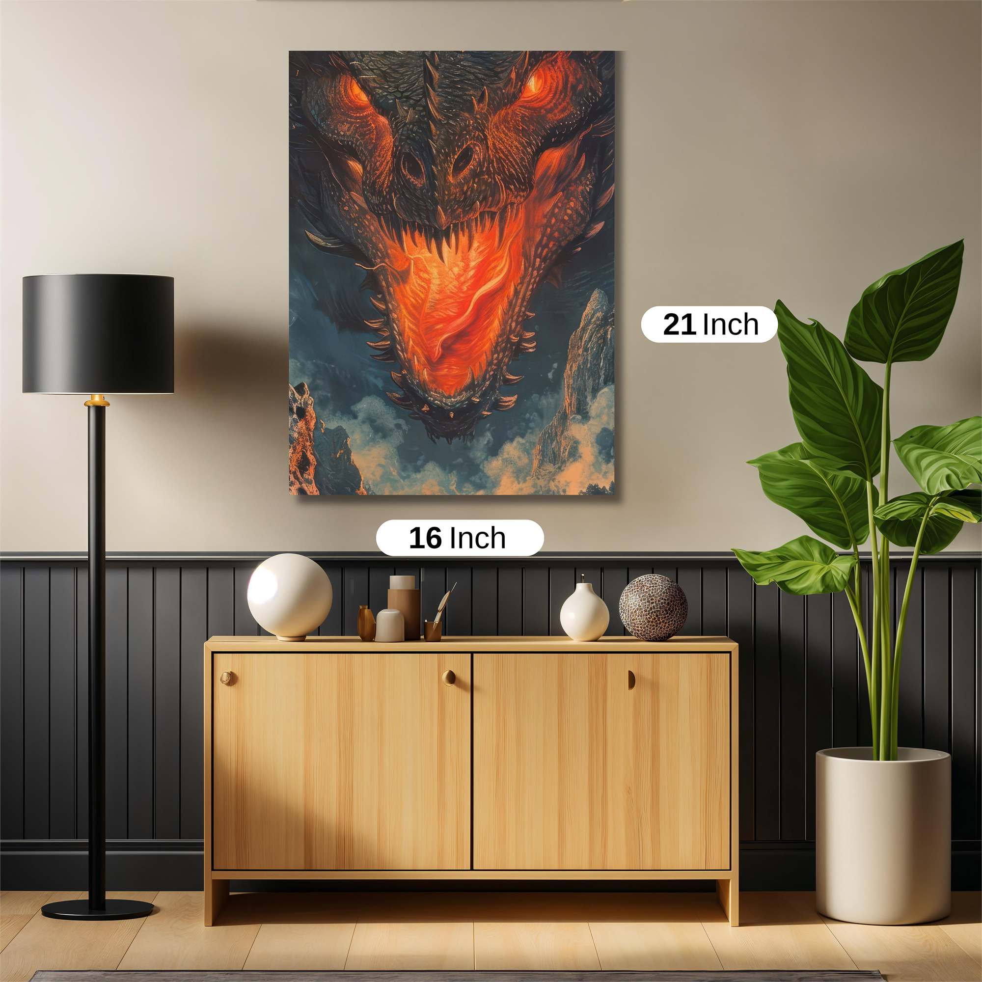 Dragon Fury Safe Wall Magnetic / M