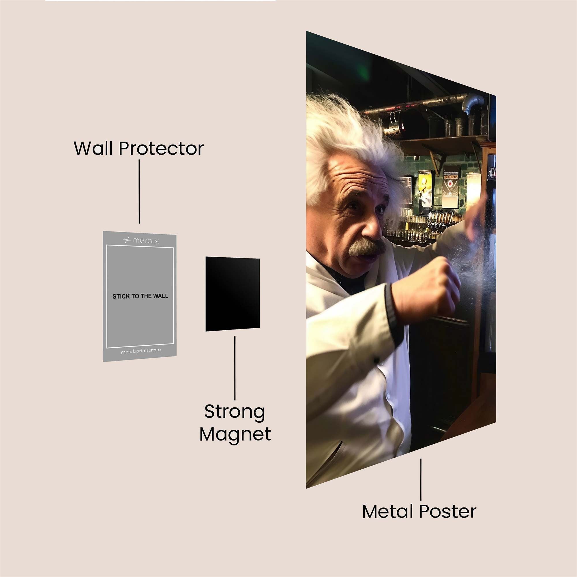 Einstein Explosive Safe Wall Magnetic / M