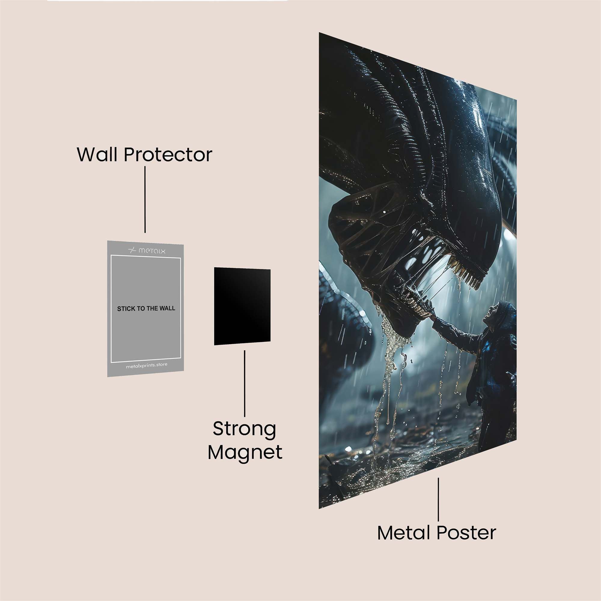 Xenomorph Serene Safe Wall Magnetic / M