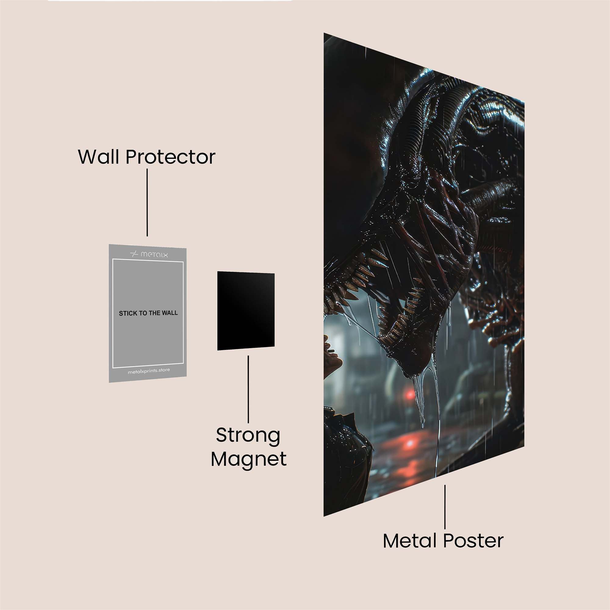 Alien Intense Safe Wall Magnetic / M