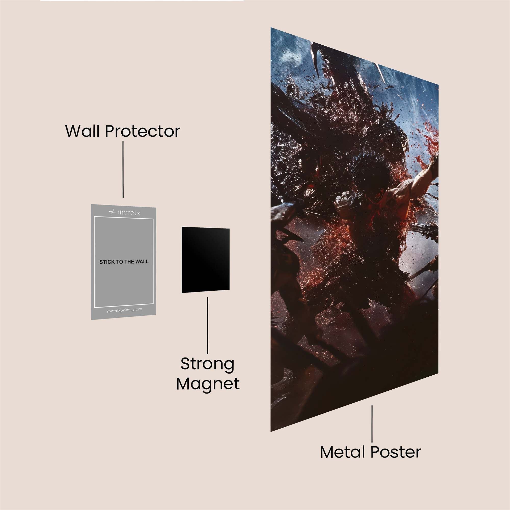 Chaos Unleashed Safe Wall Magnetic / M