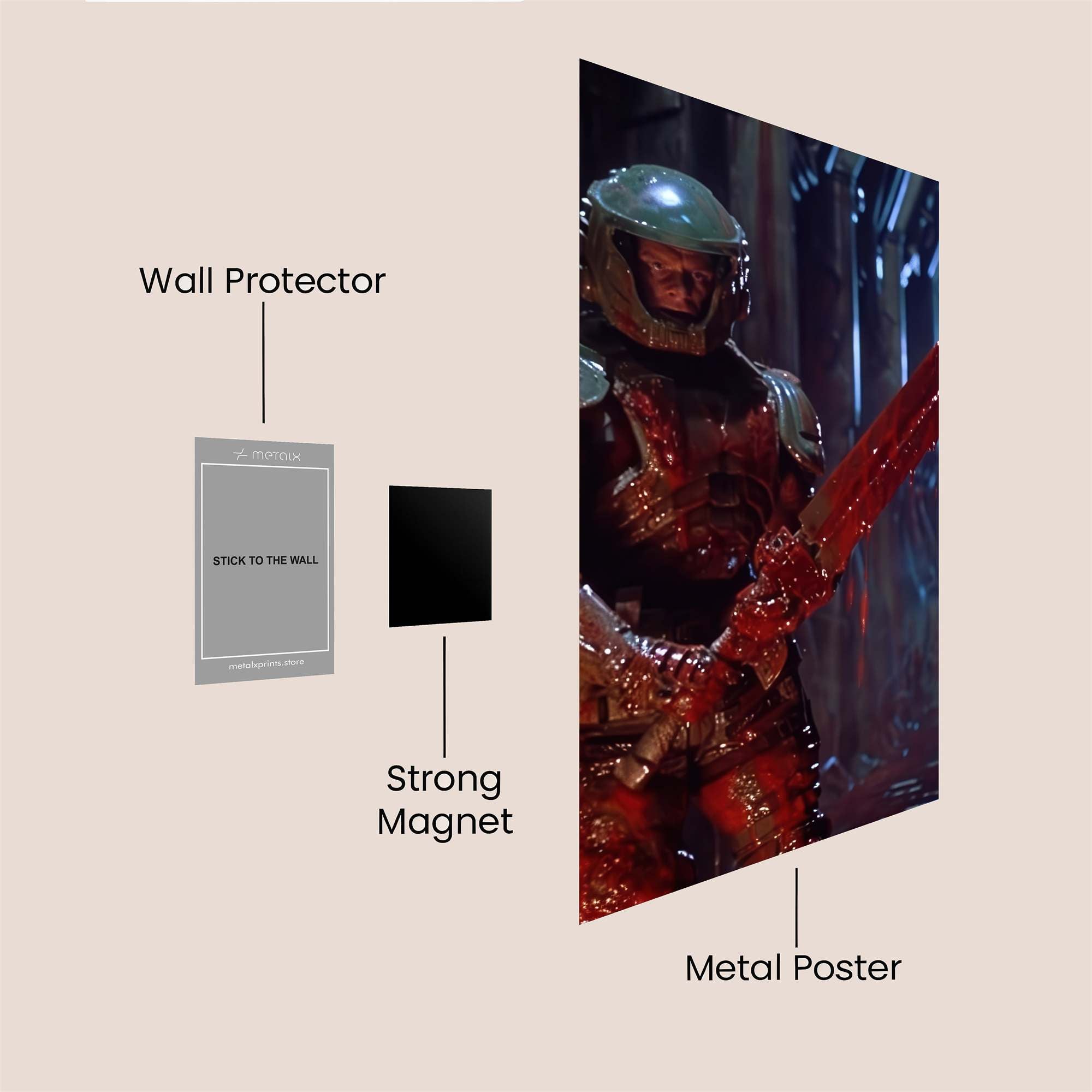 Knight Gloomy Safe Wall Magnetic / M