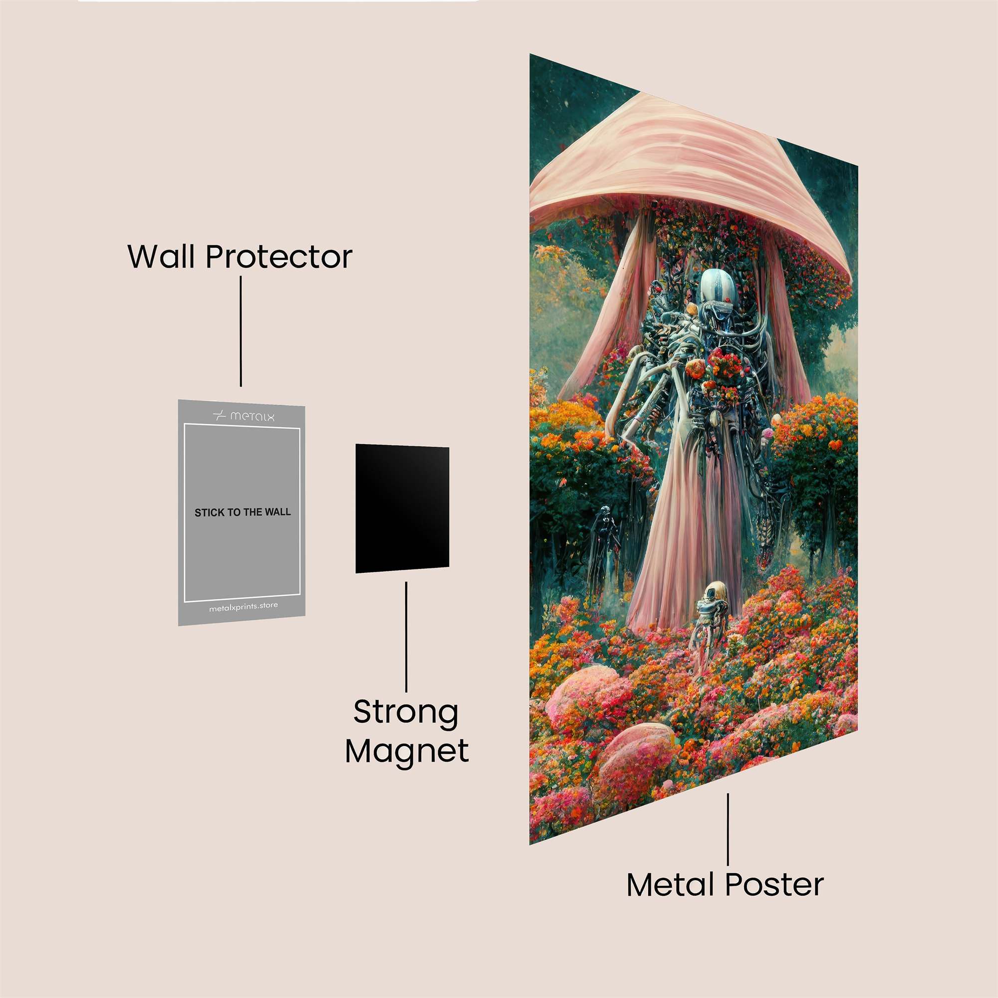 Robot Serenity Safe Wall Magnetic / M