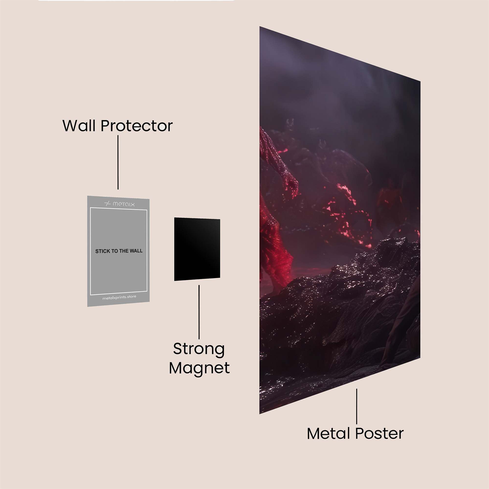 Balrog Menace Safe Wall Magnetic / M