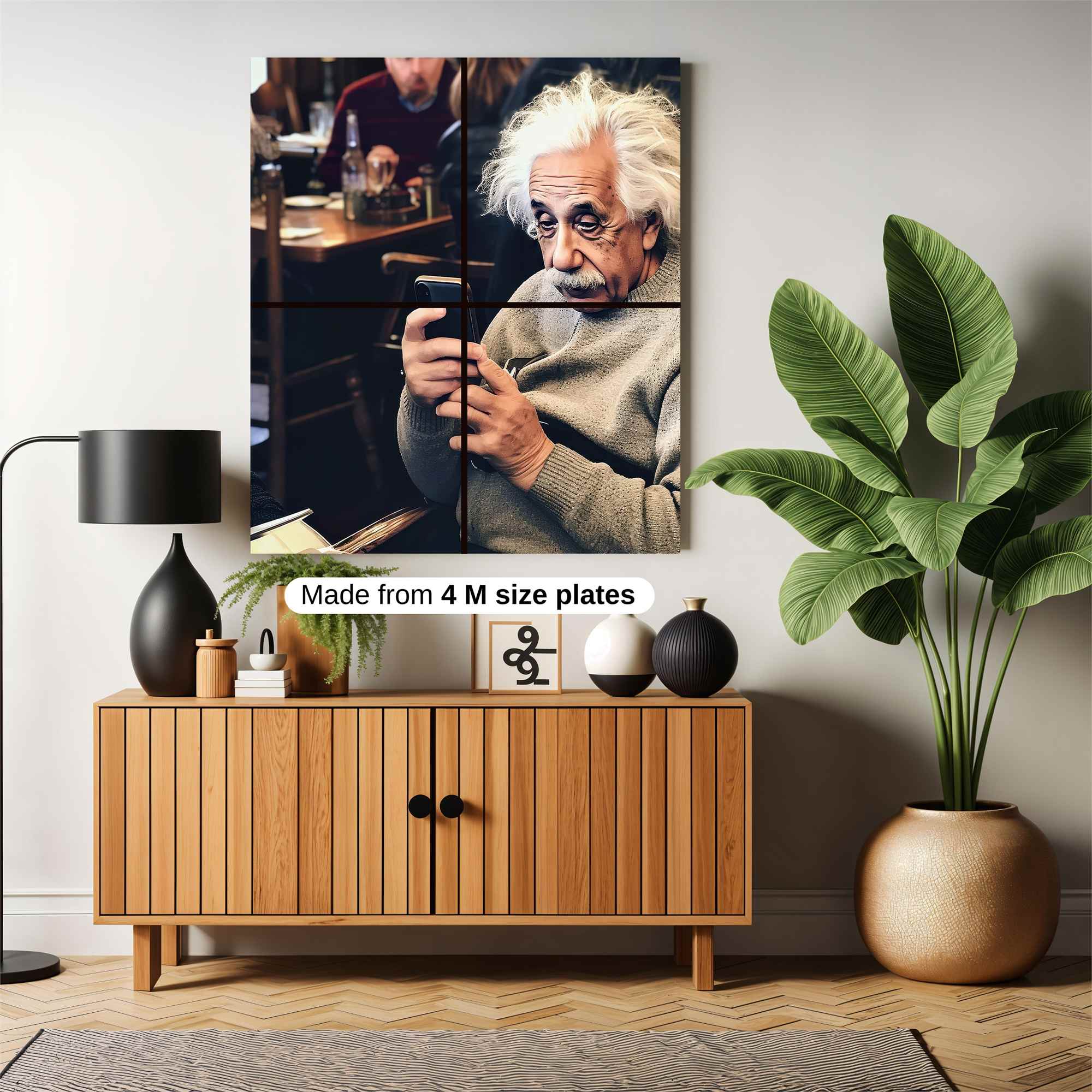 Einstein Engrossed Safe Wall Magnetic / M