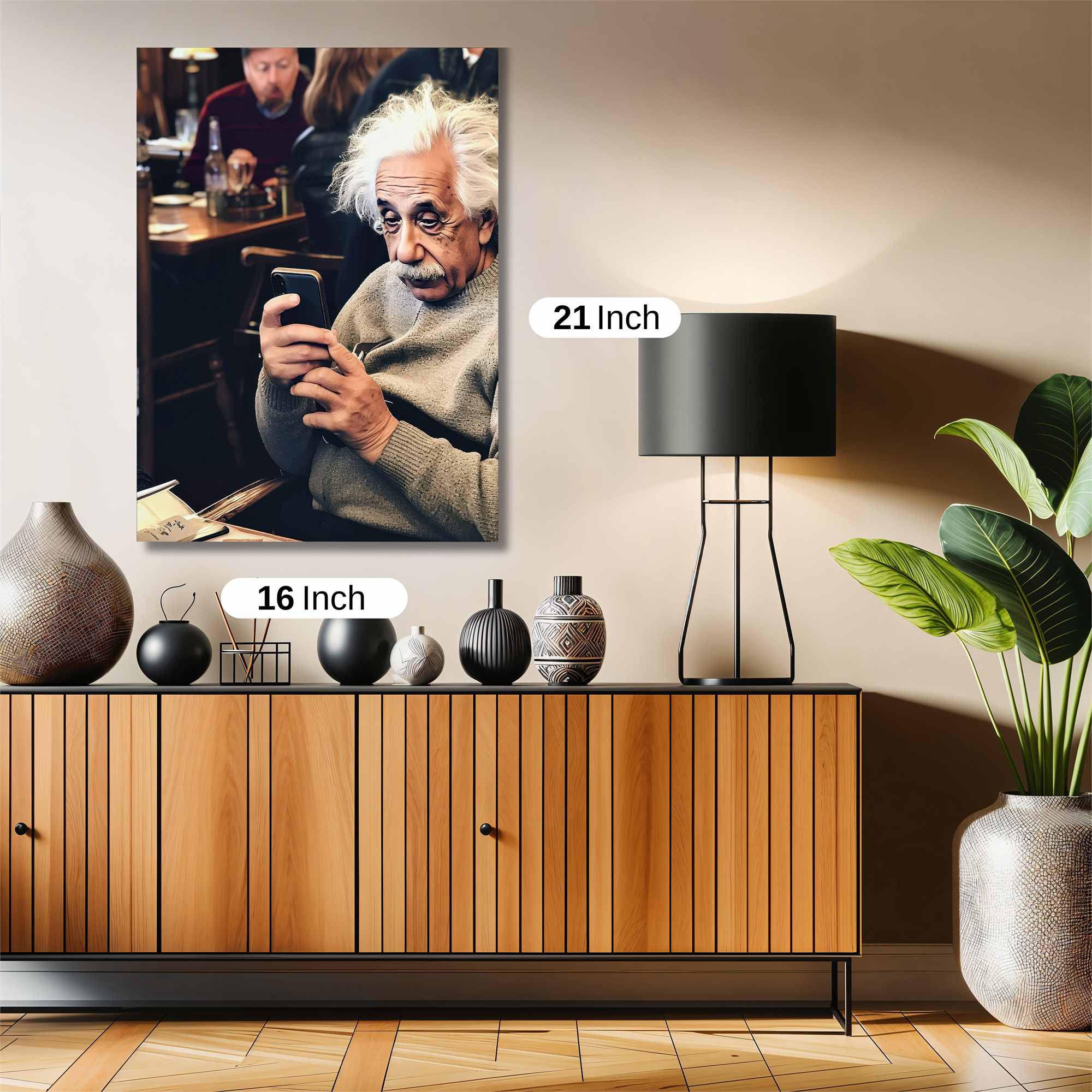 Einstein Engrossed Safe Wall Magnetic / M