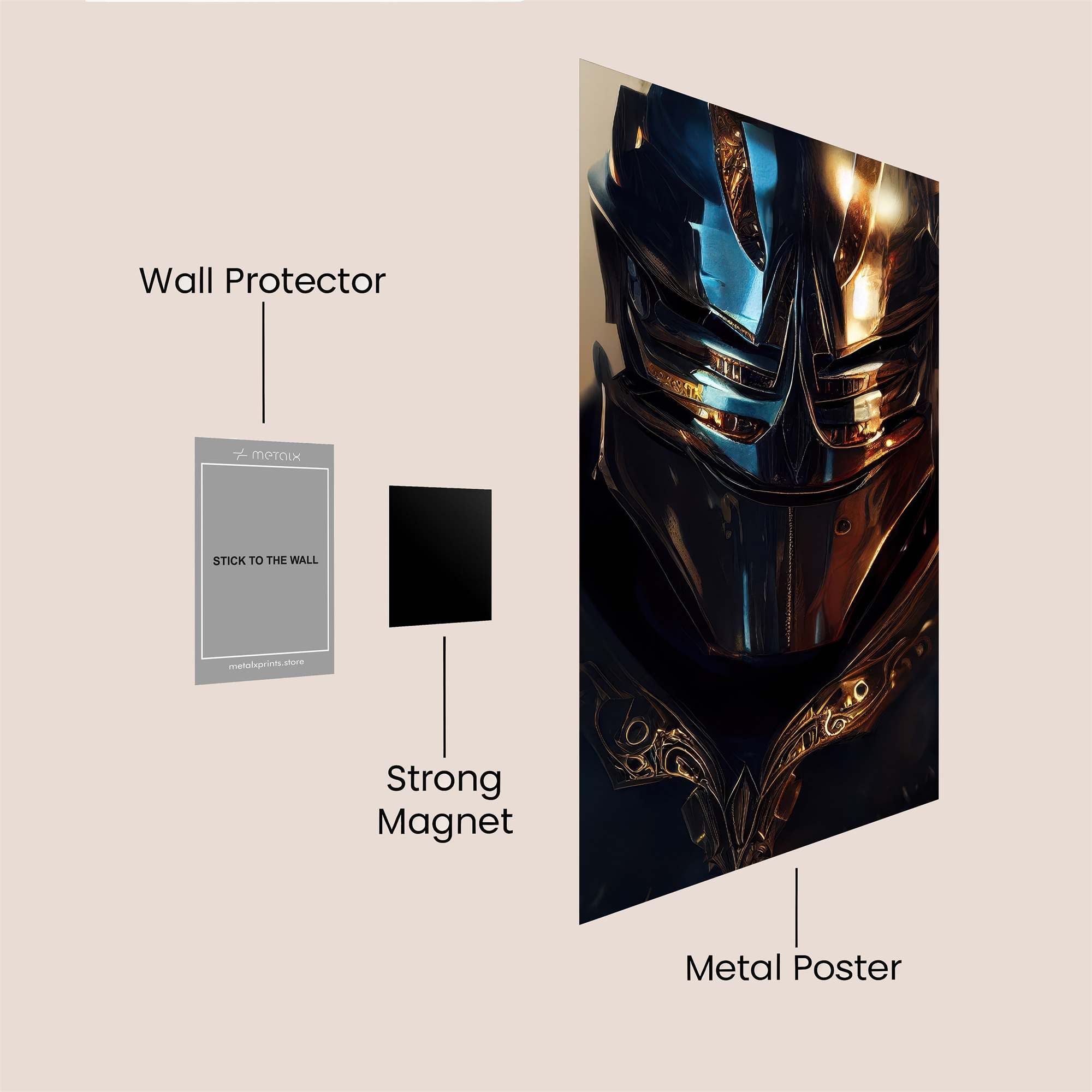 Knight Enigma Safe Wall Magnetic / M