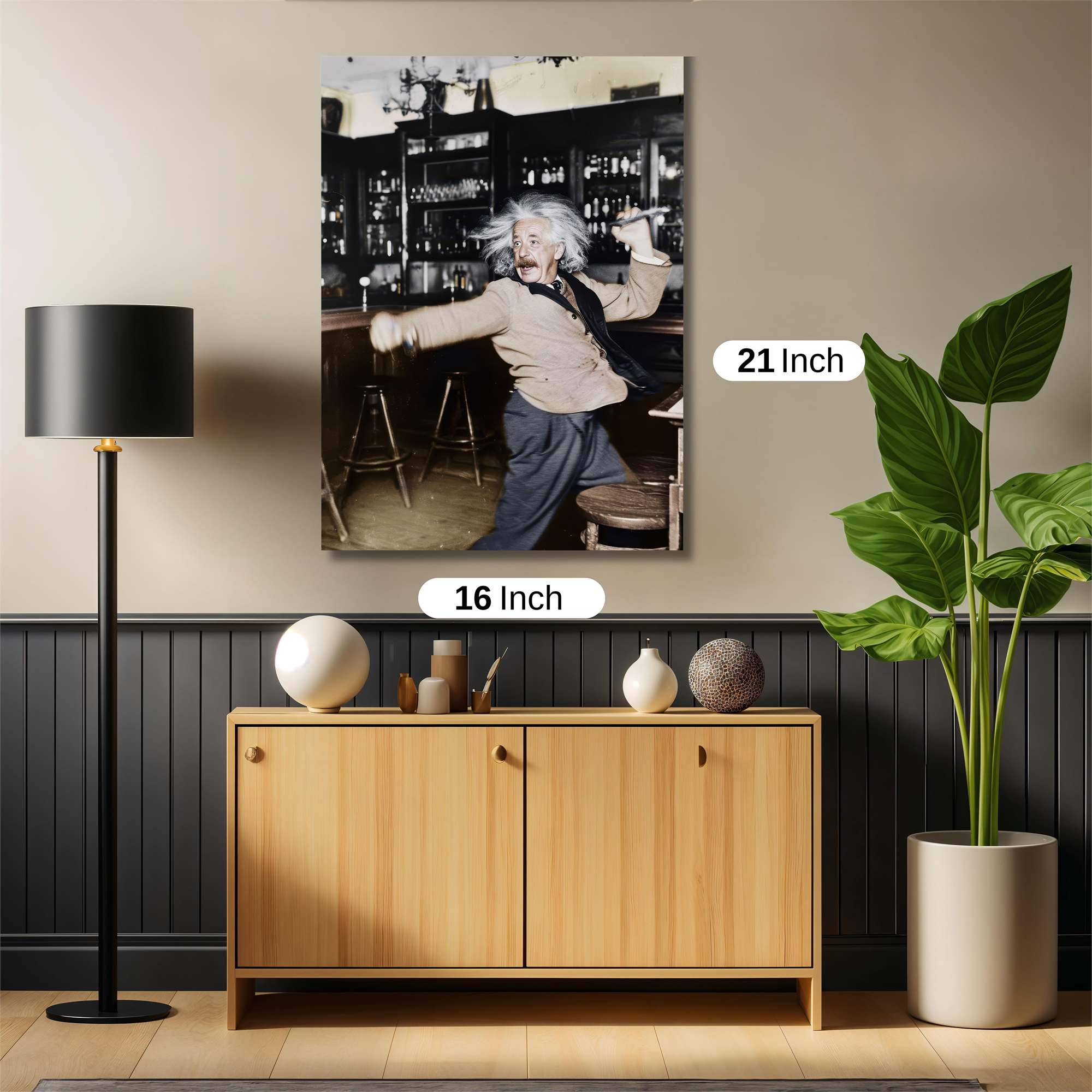 Einstein Unhinged Safe Wall Magnetic / M