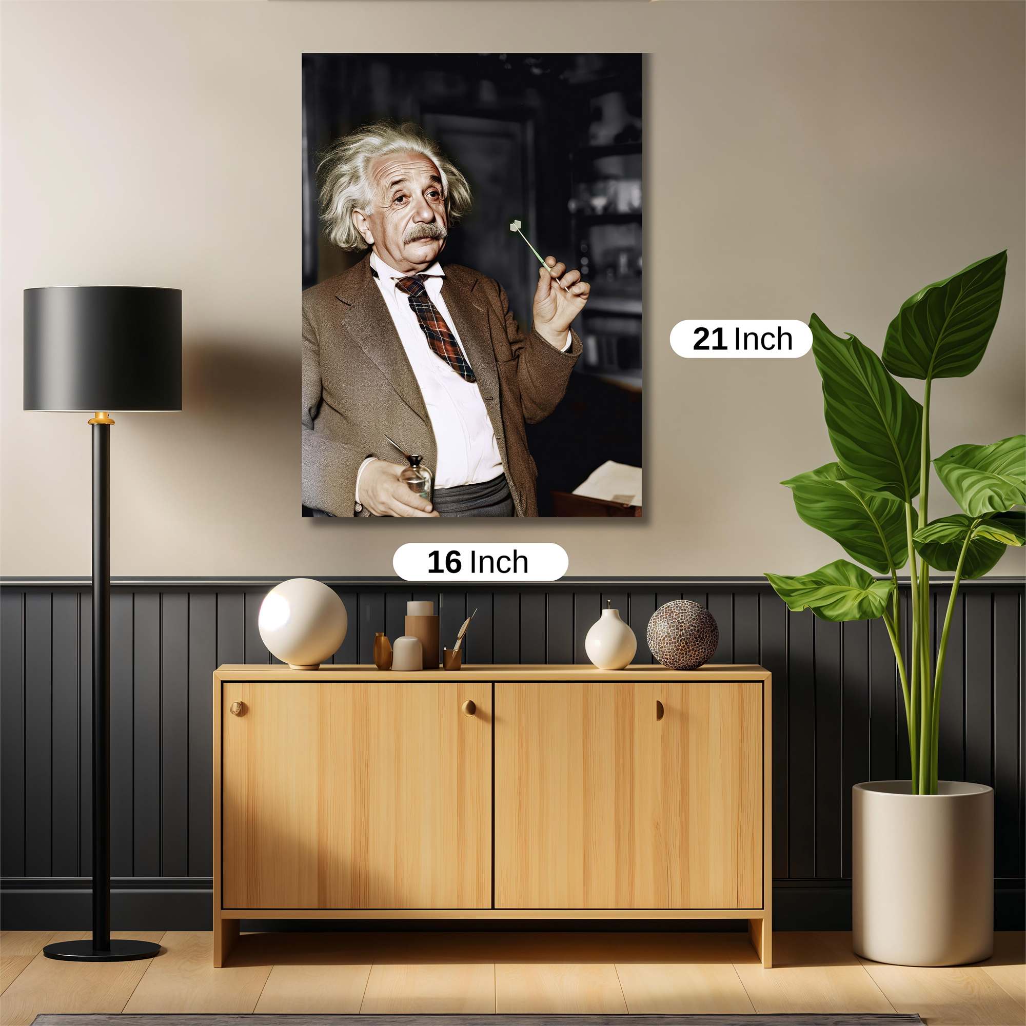 Einstein Whimsical Safe Wall Magnetic / M