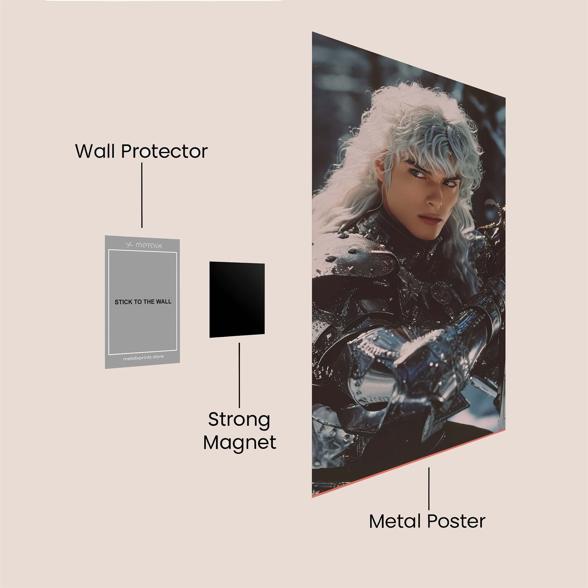 Sephiroth Serene Safe Wall Magnetic / M