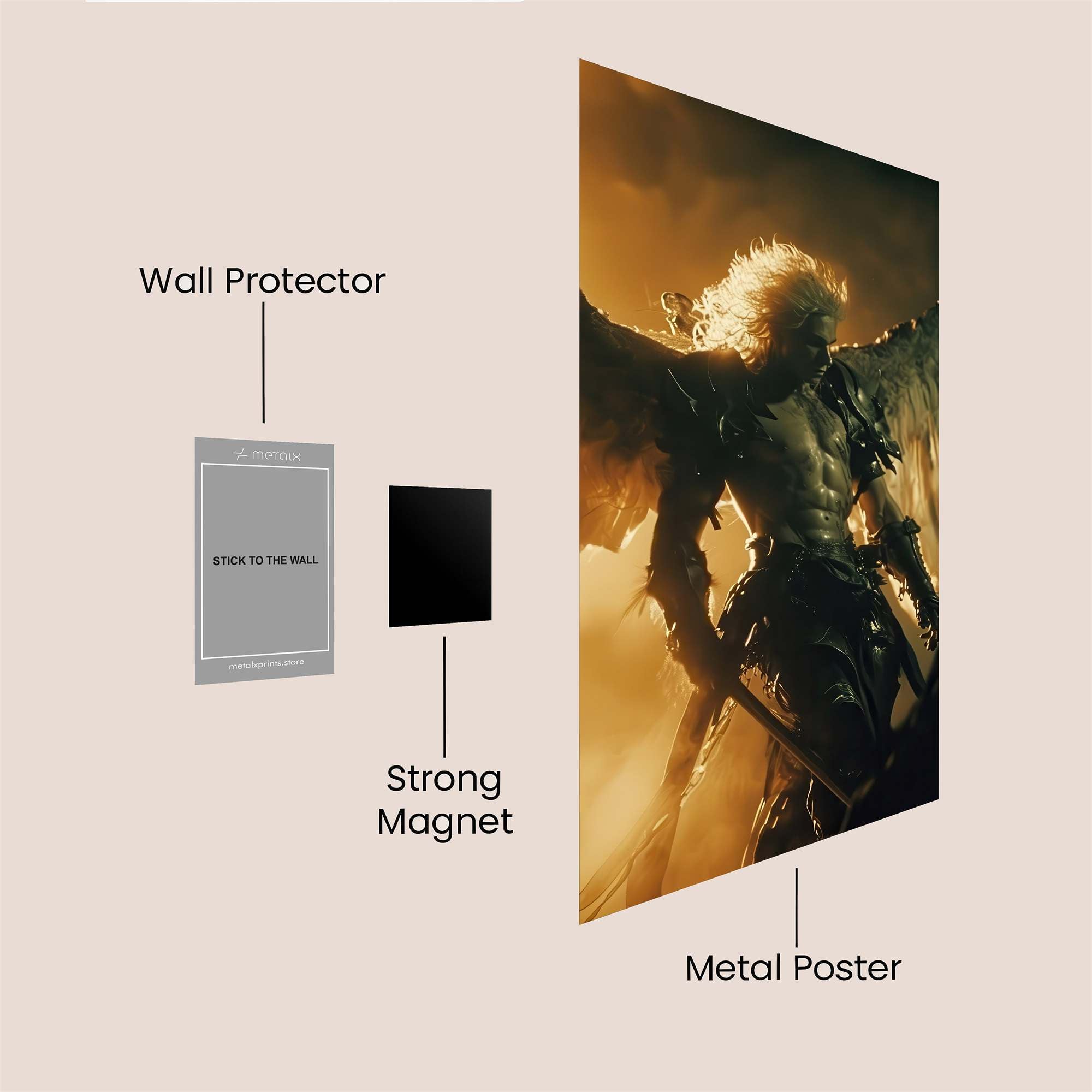 Divine Wrath Safe Wall Magnetic / M