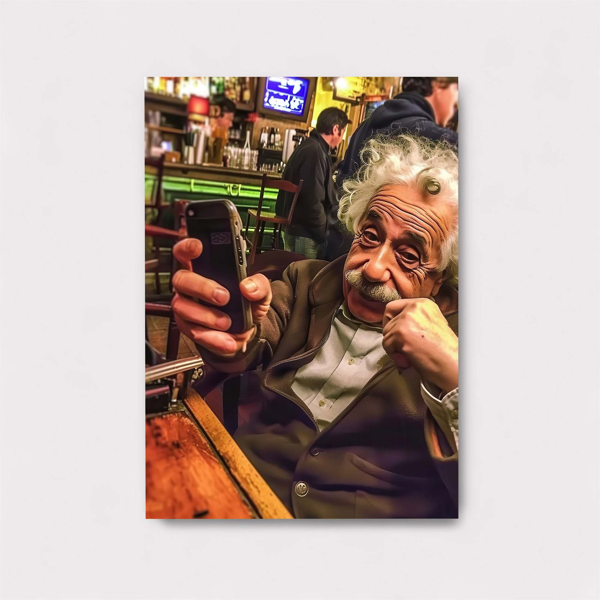 Einstein Amused Safe Wall Magnetic / M