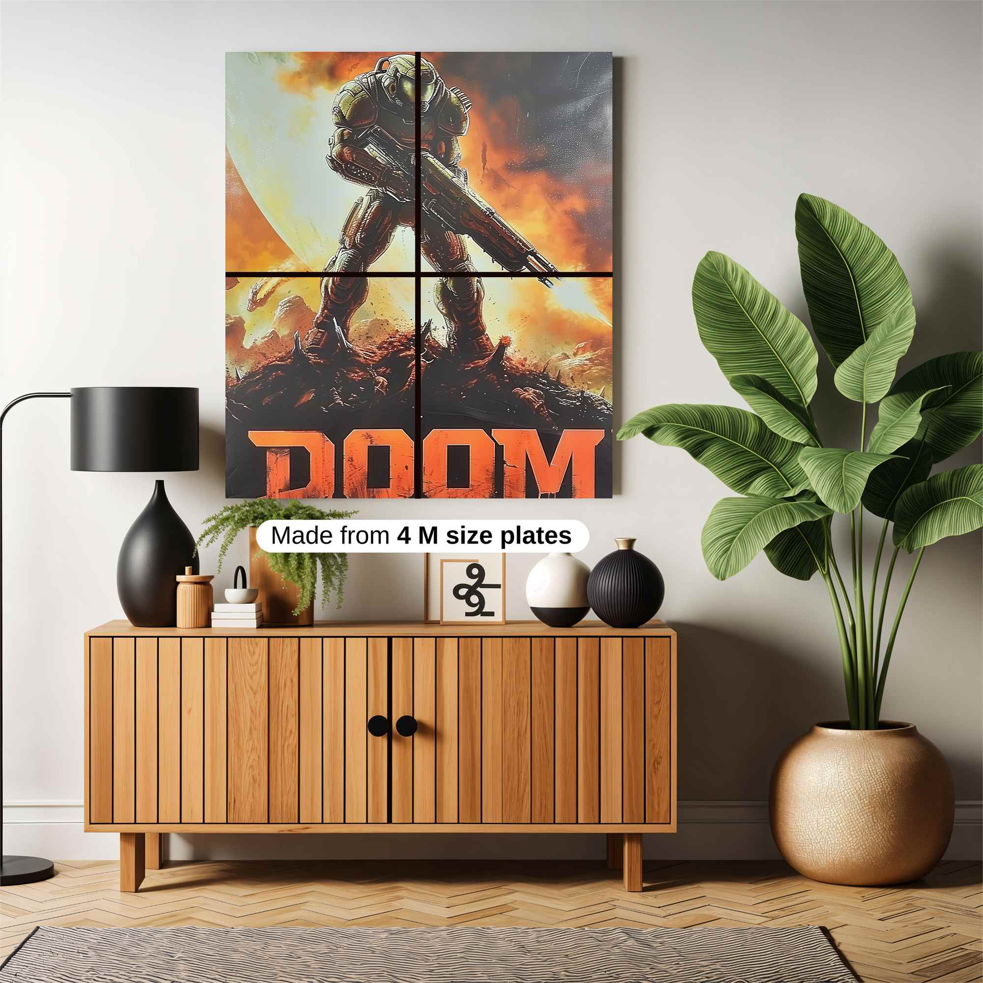 Doom Slayer Safe Wall Magnetic / M