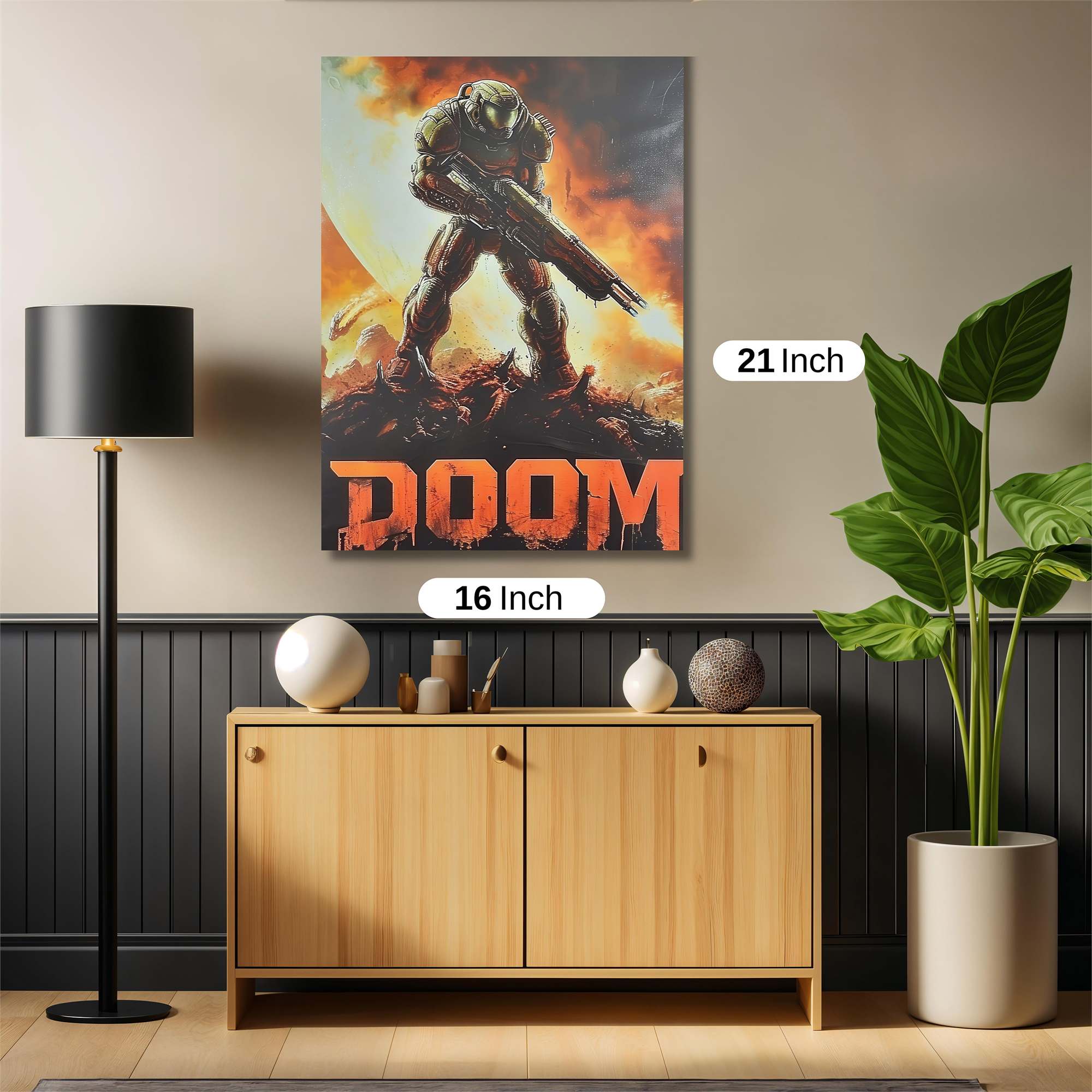 Doom Slayer Safe Wall Magnetic / M