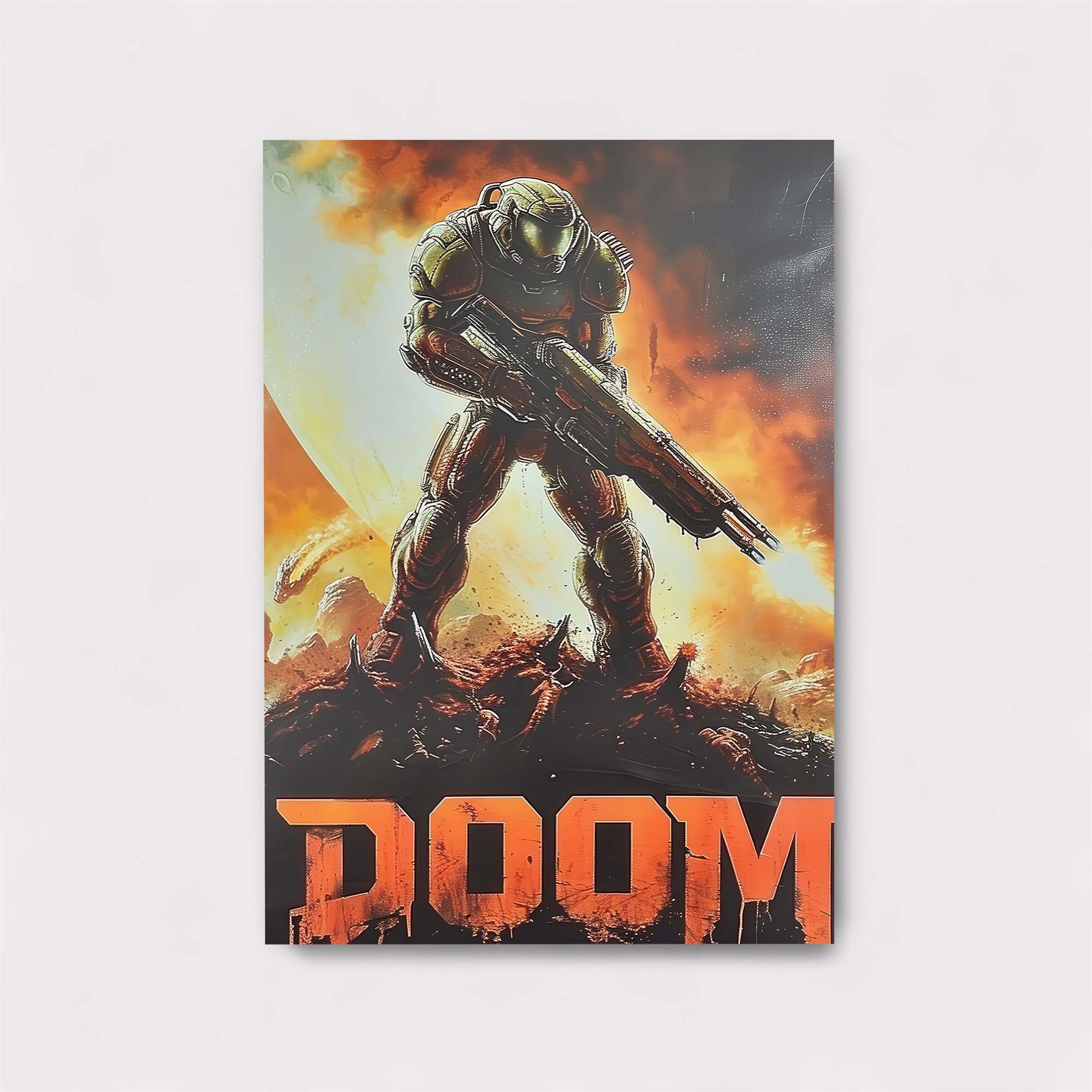Doom Slayer Safe Wall Magnetic / M