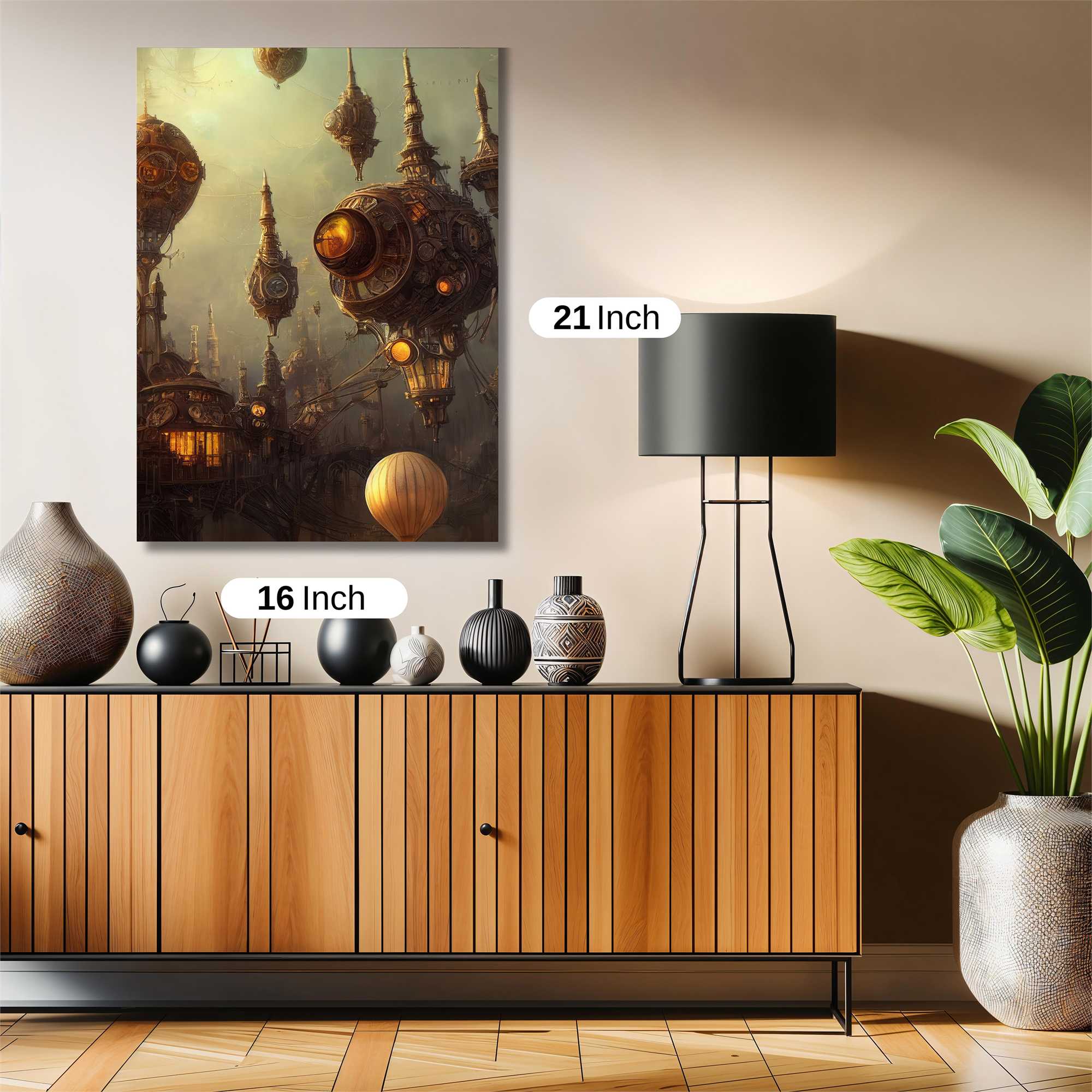Steampunk Dreamscape Safe Wall Magnetic / M