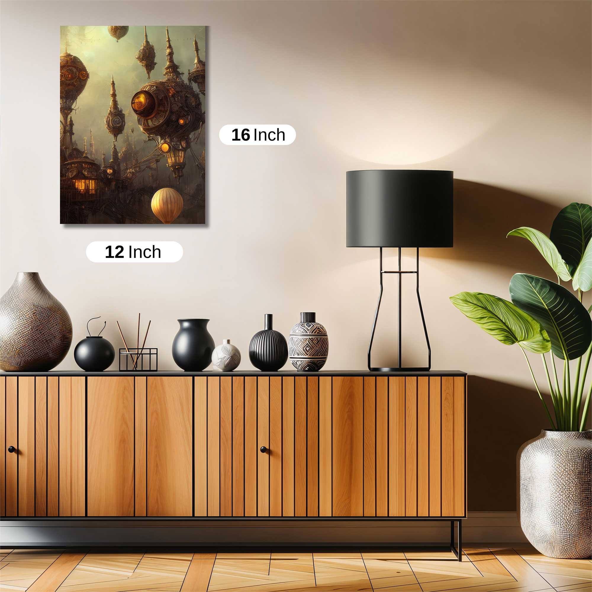 Steampunk Dreamscape Safe Wall Magnetic / M